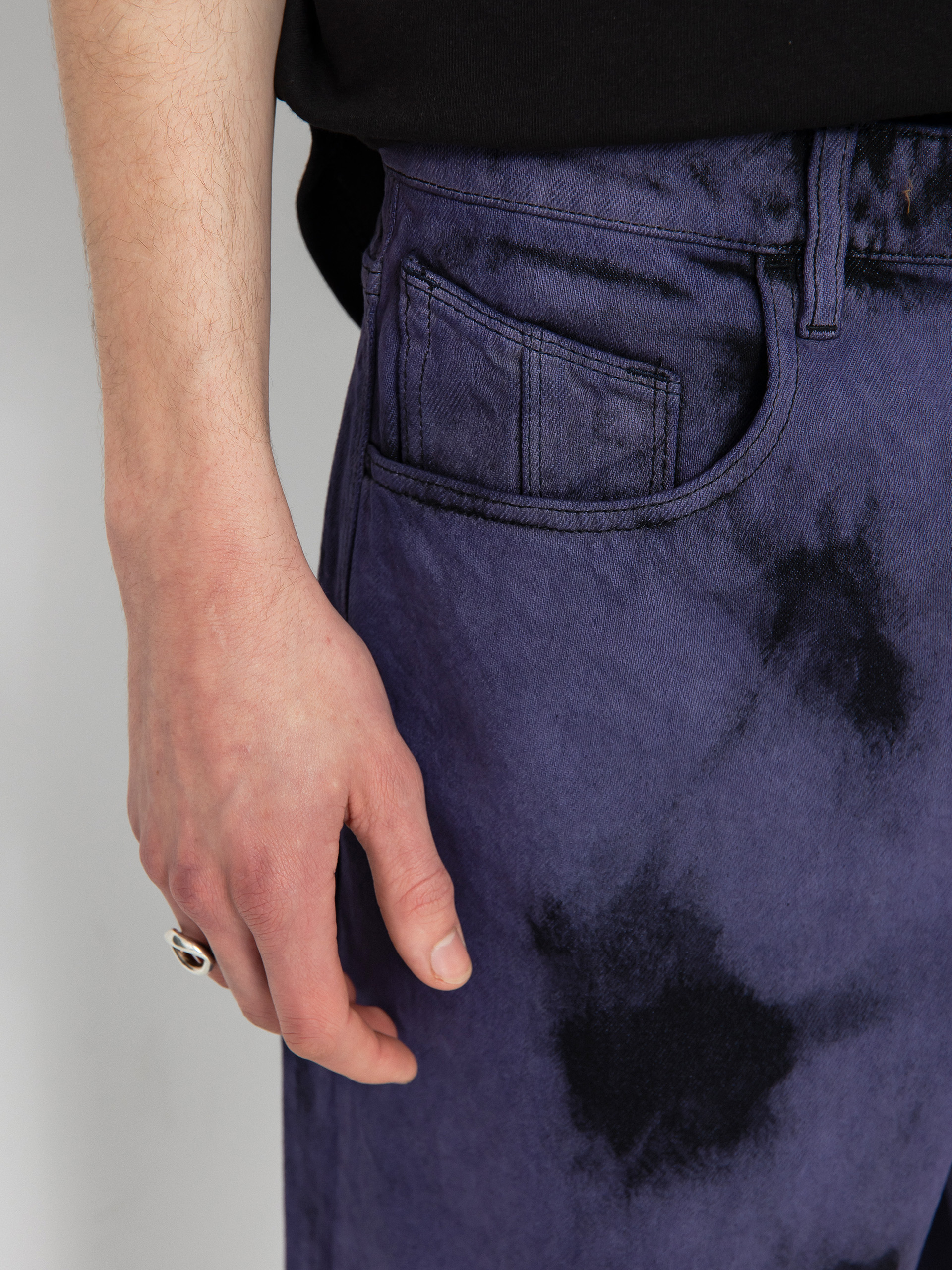 Nohavice Volcom Billow Denim (deep purple)