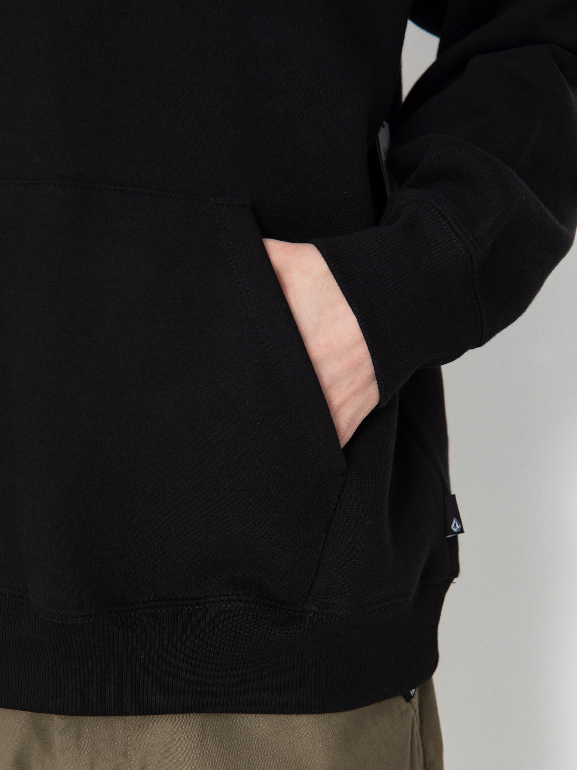 Mikina s kapucňou Volcom Volcom Stone HD (black)