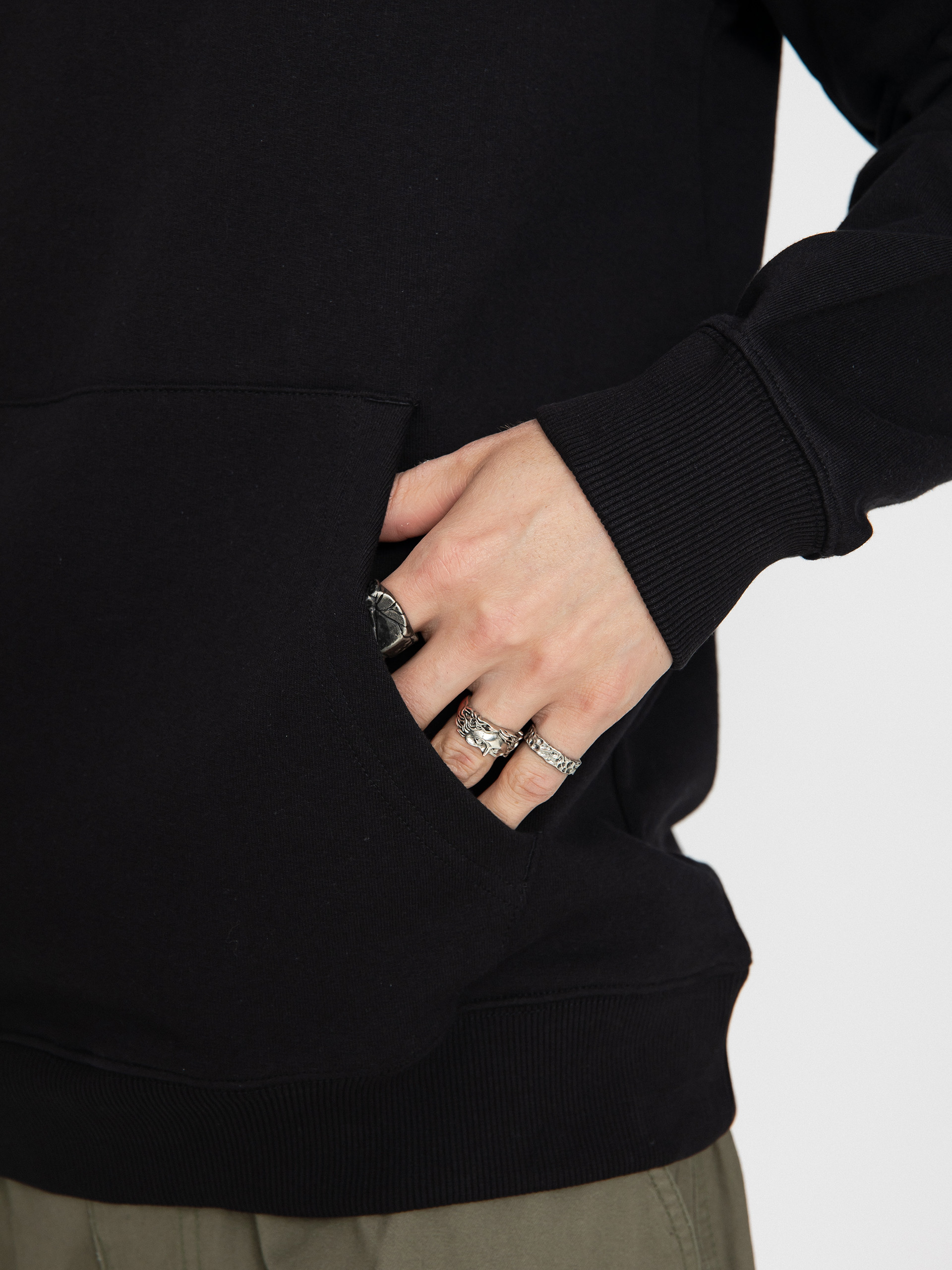 Mikina s kapucňou Element Horizon HD (flint black)