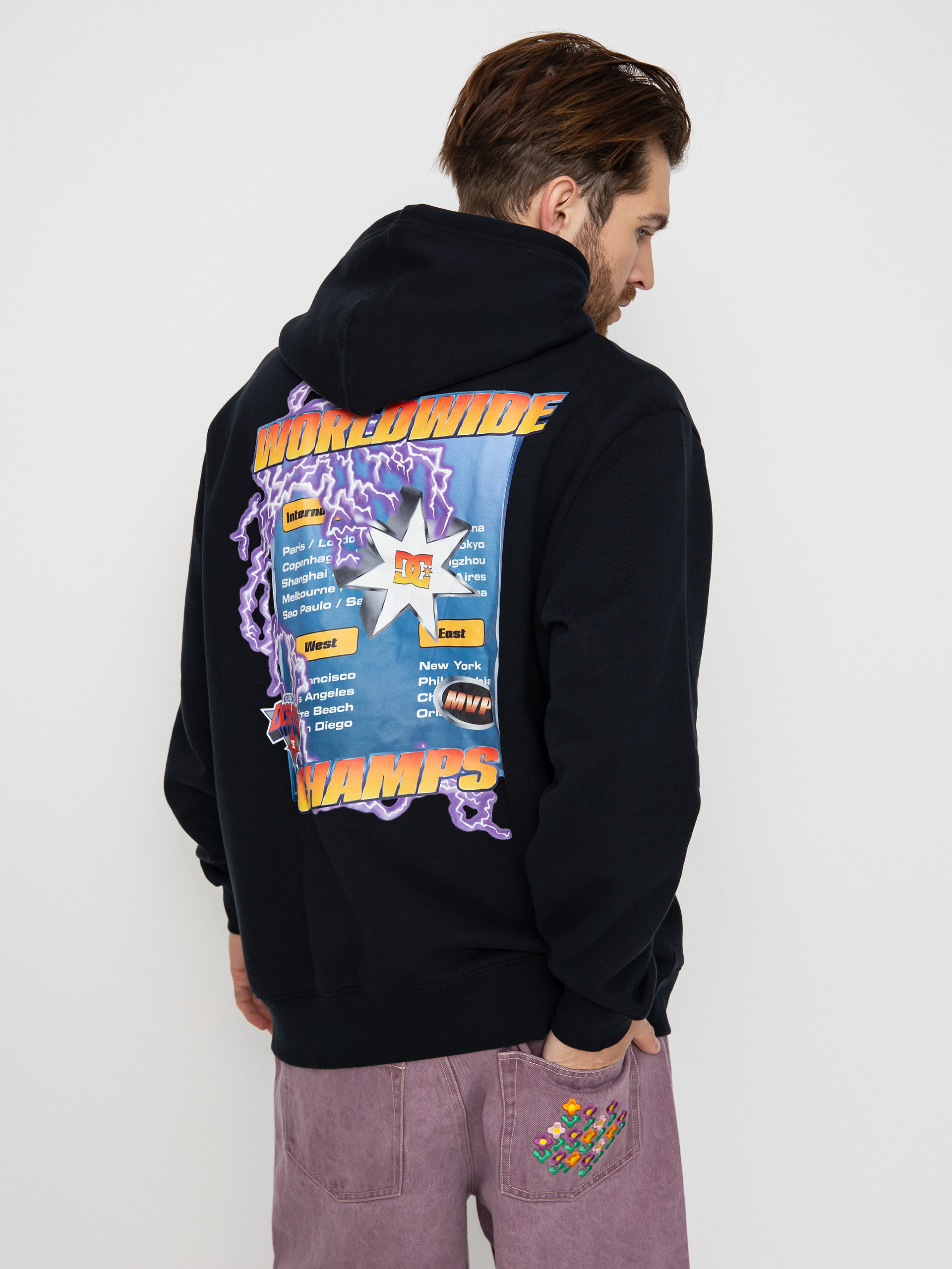 Mikina s kapucňou DC The Champs HD (black)