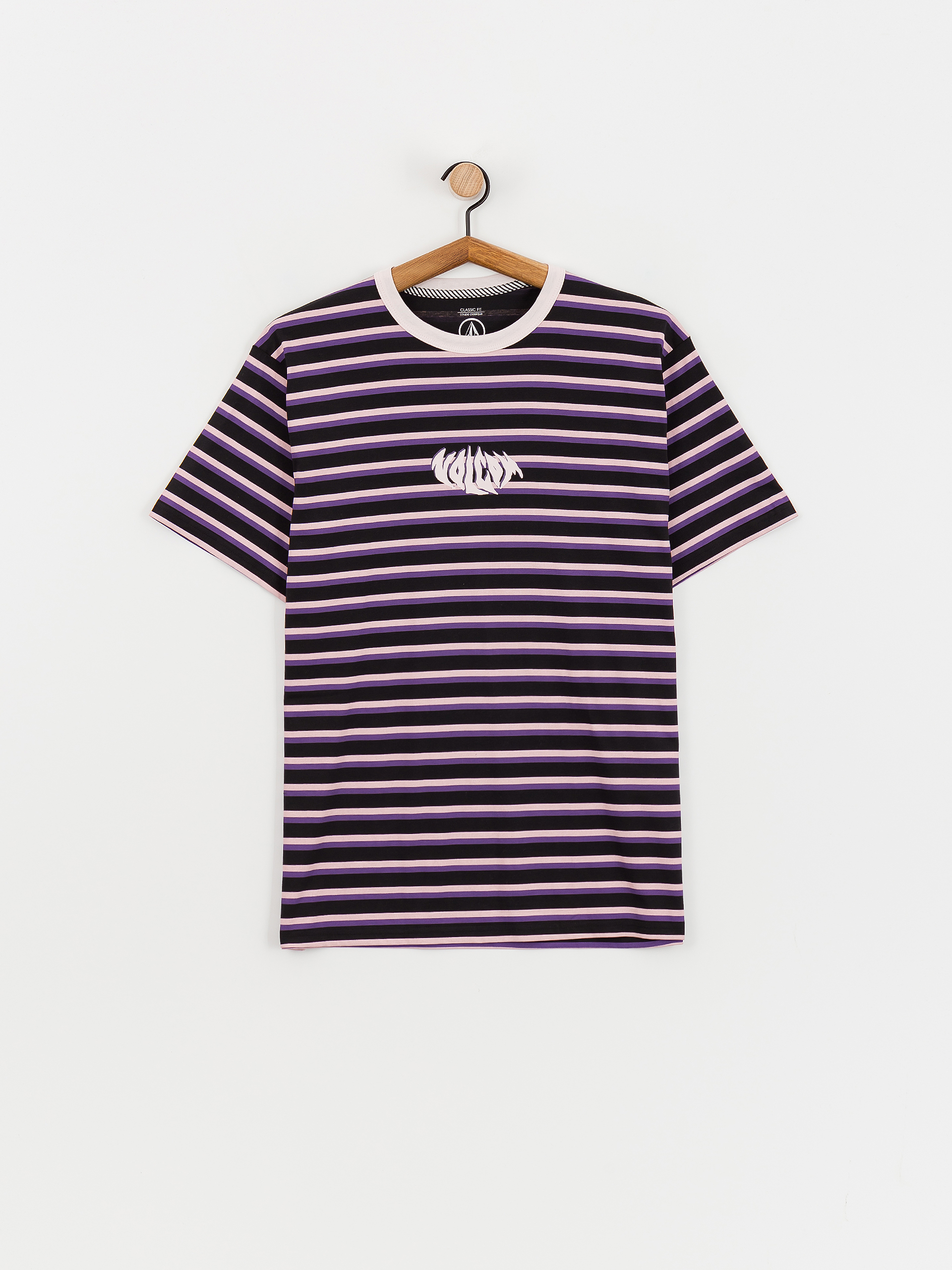 Tričko Volcom Rayeah Stripes (black)