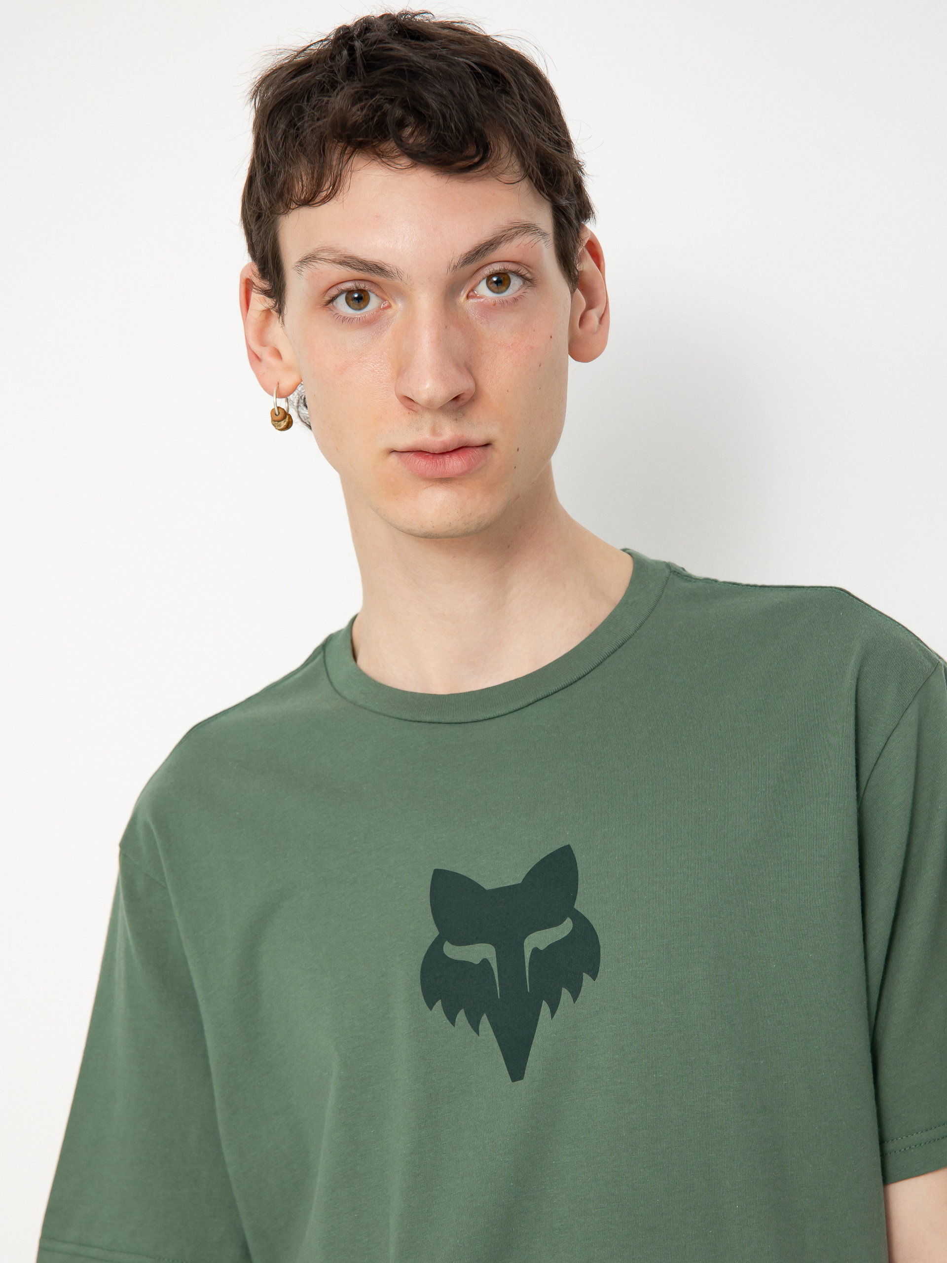 Tričko Fox Fox Head Prem (hunter green)