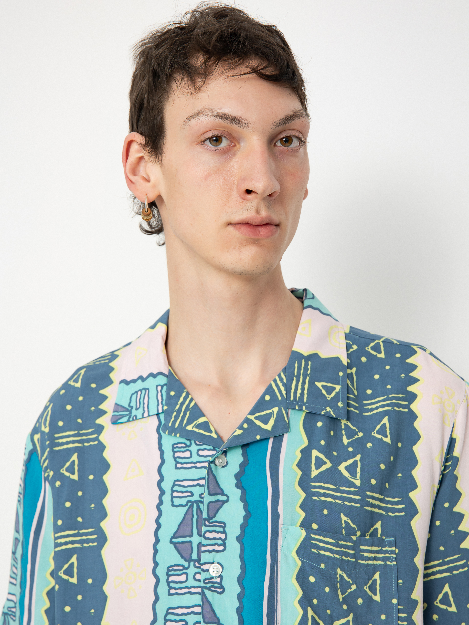 Košeľa Volcom Bold Moves (crete blue)