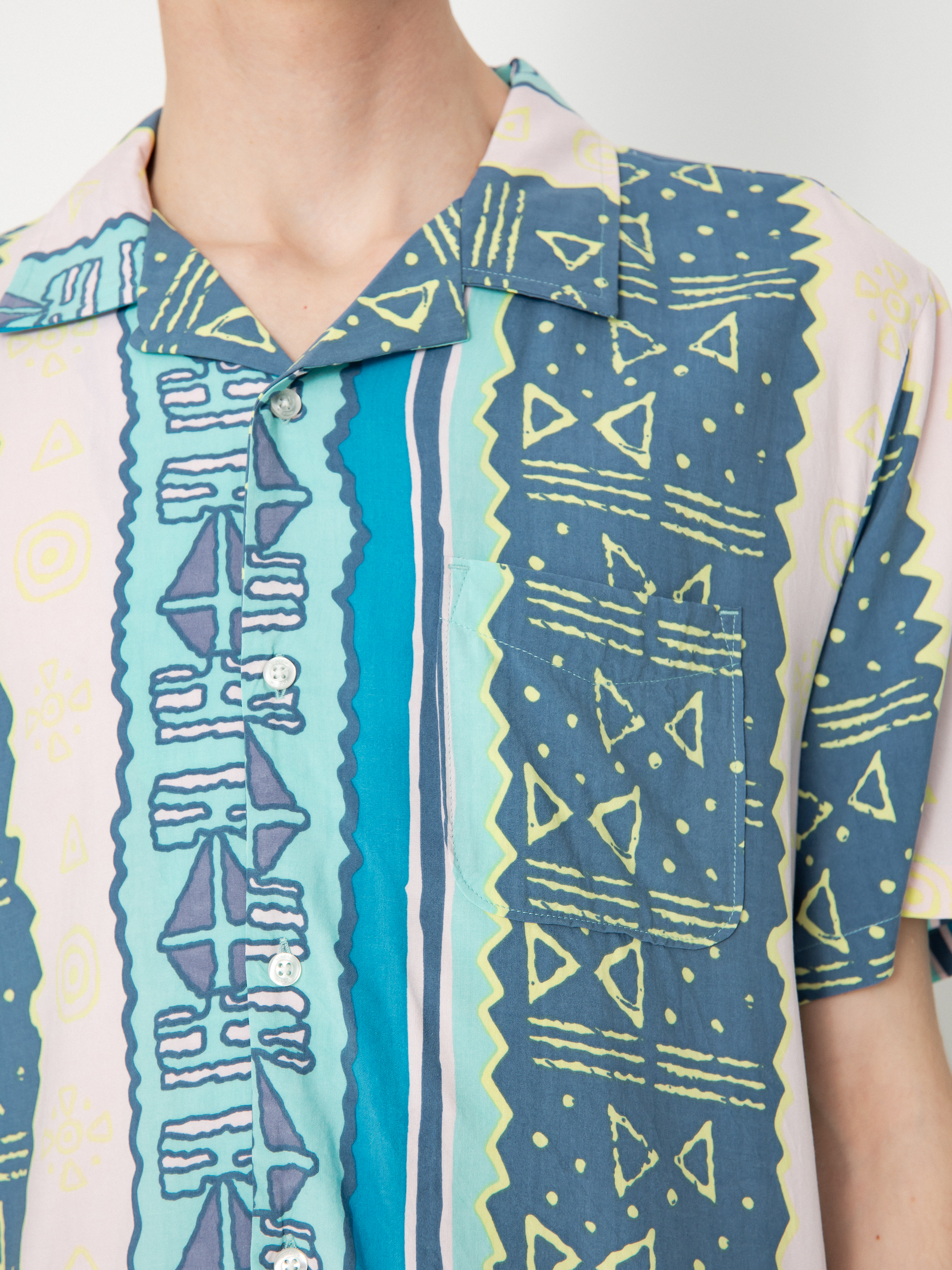 Košeľa Volcom Bold Moves (crete blue)