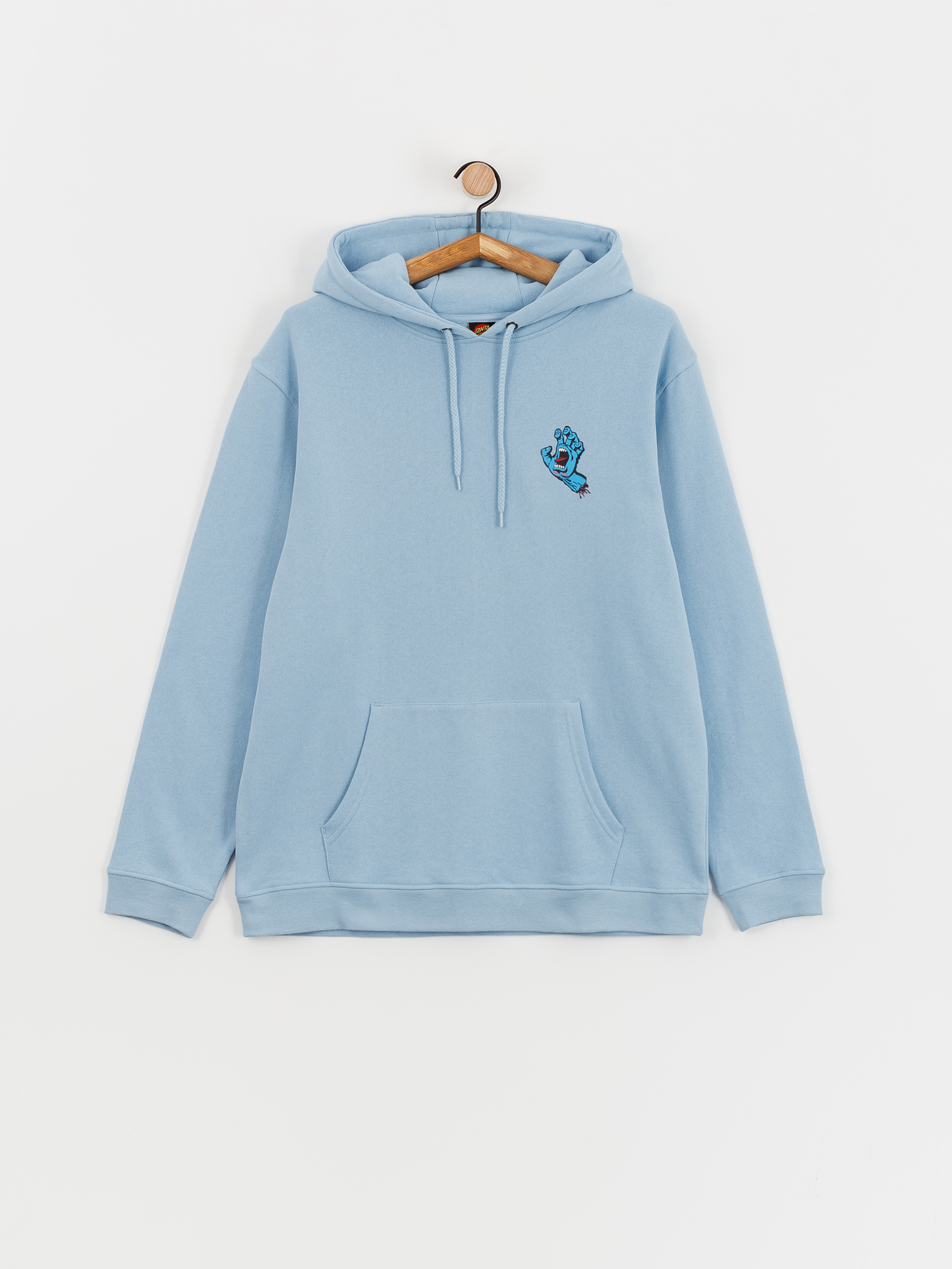 Mikina Santa Cruz Screaming Hand Chest (sky blue)