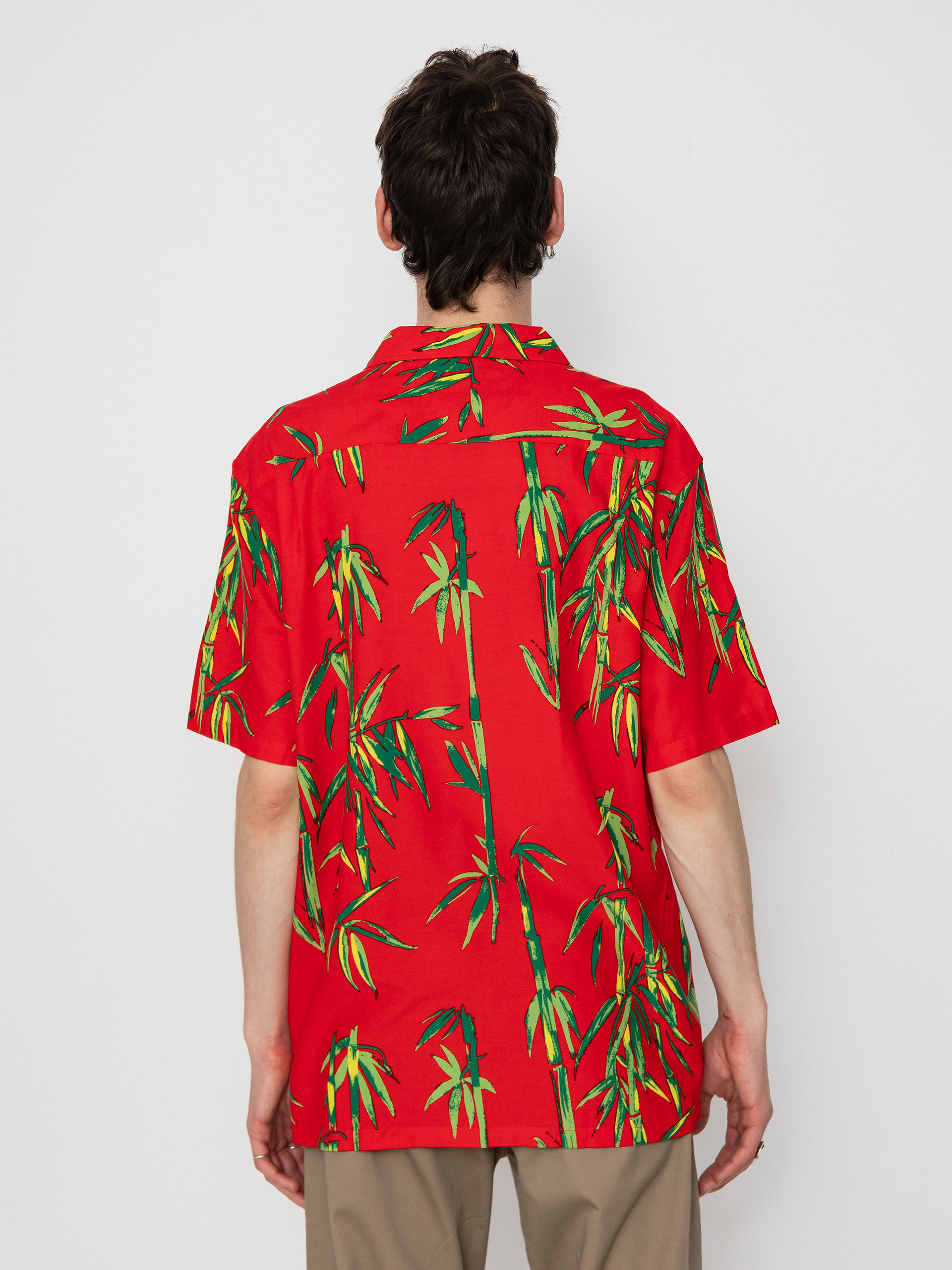 Košeľa Quiksilver Bamboo Dna Island (salsa dna aop better)