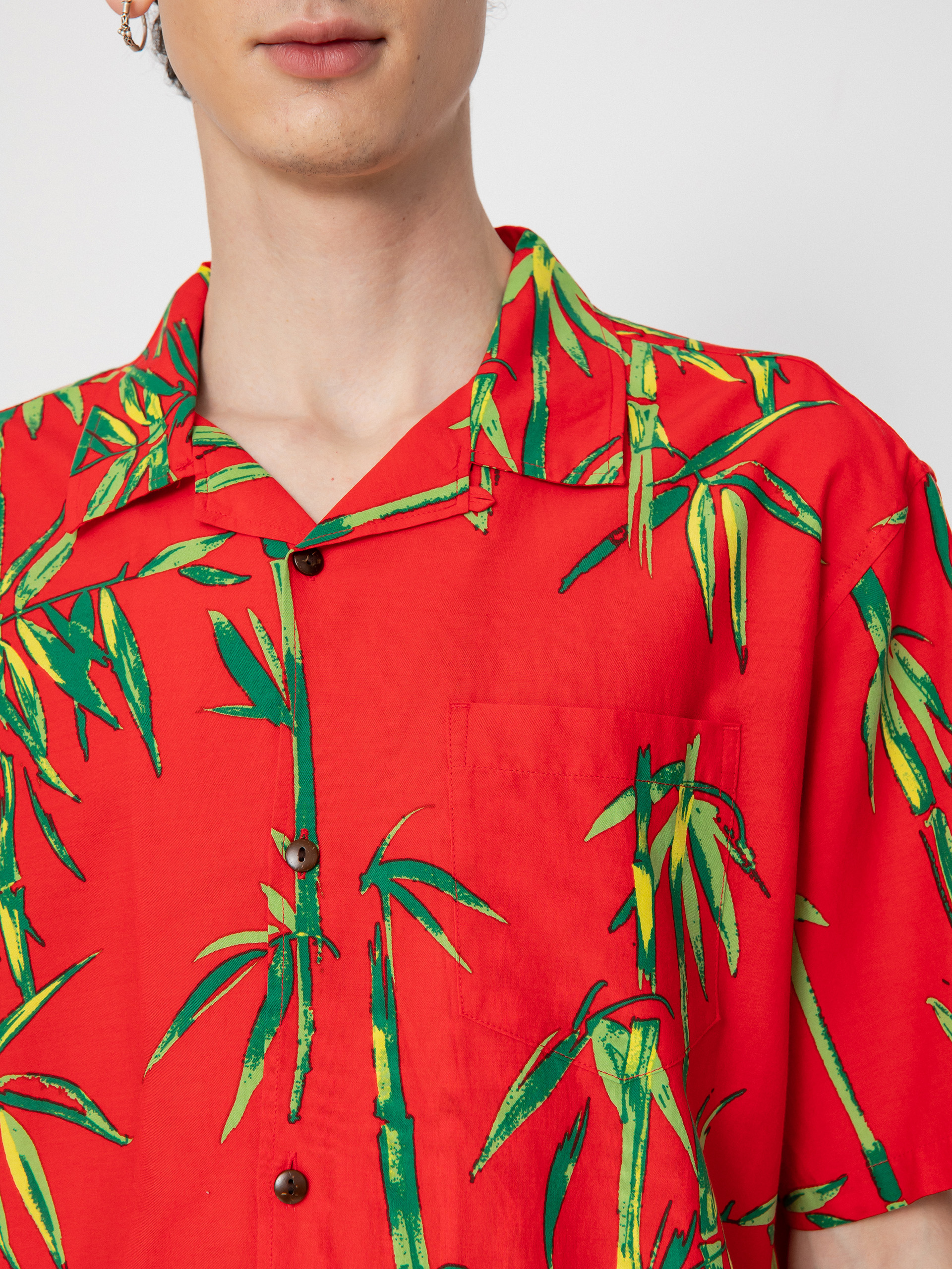 Košeľa Quiksilver Bamboo Dna Island (salsa dna aop better)