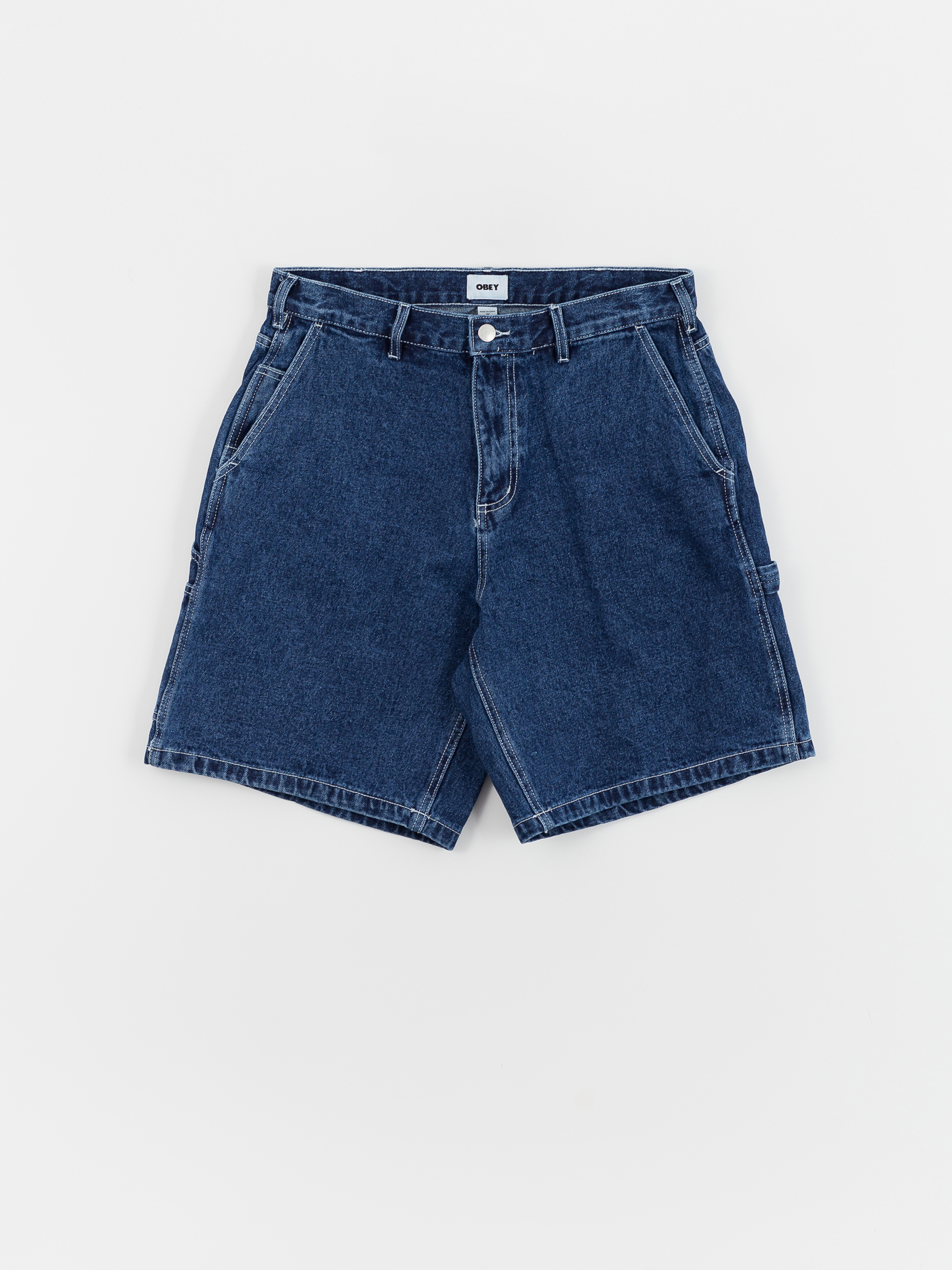 Kraťasy OBEY Bigwig Denim Carpenter (stone wash indigo)