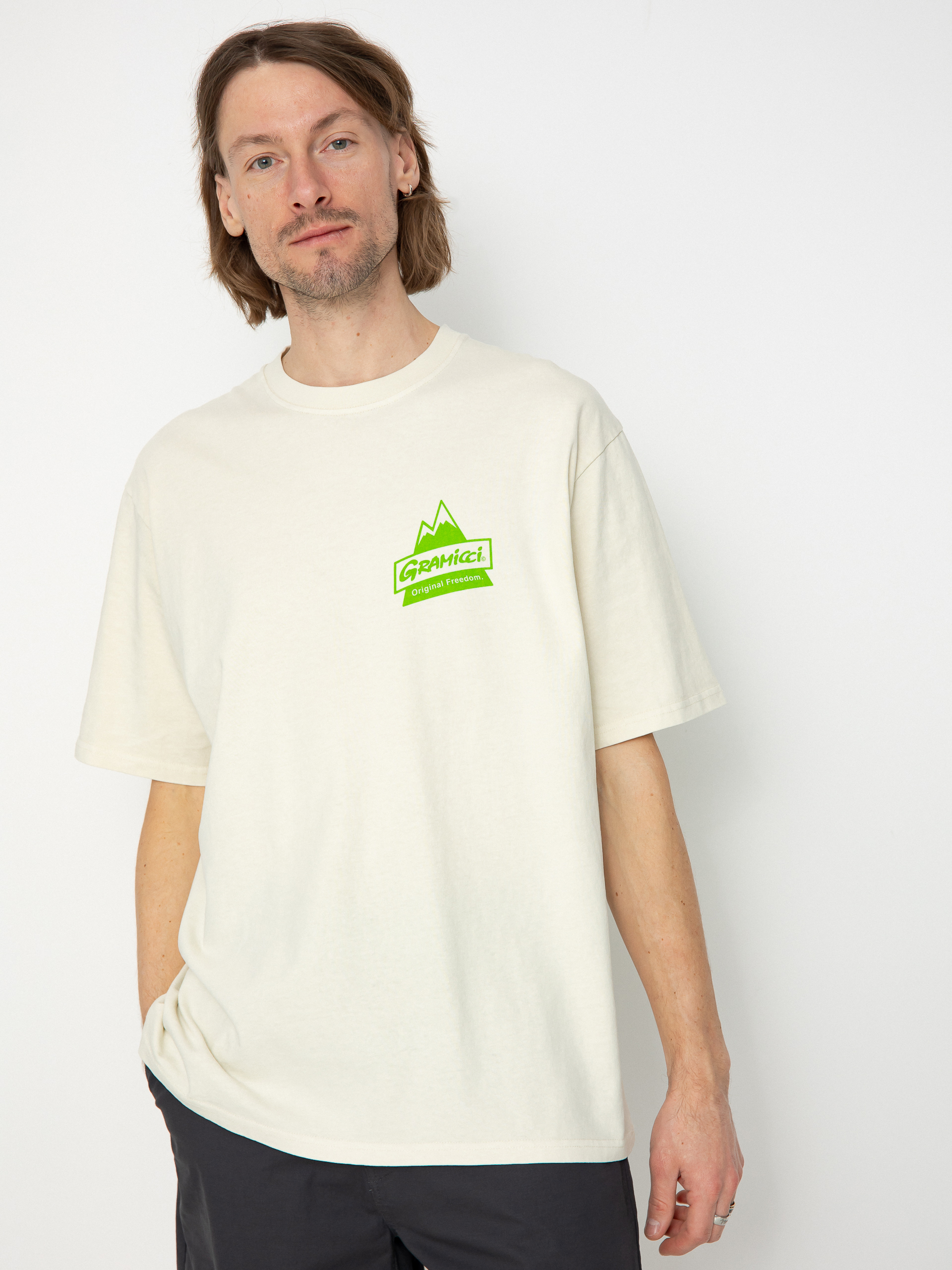 Tričko Gramicci Peak (sand pigment)