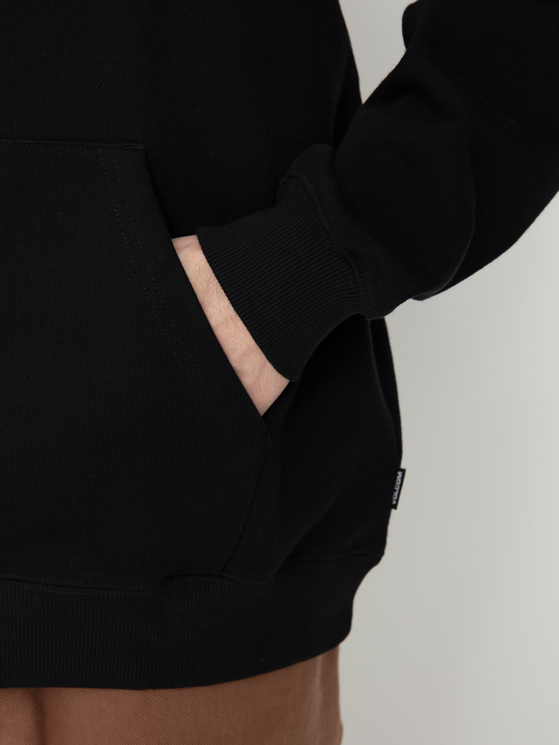 Mikina s kapucňou Volcom Fa Tetsunori HD (black)