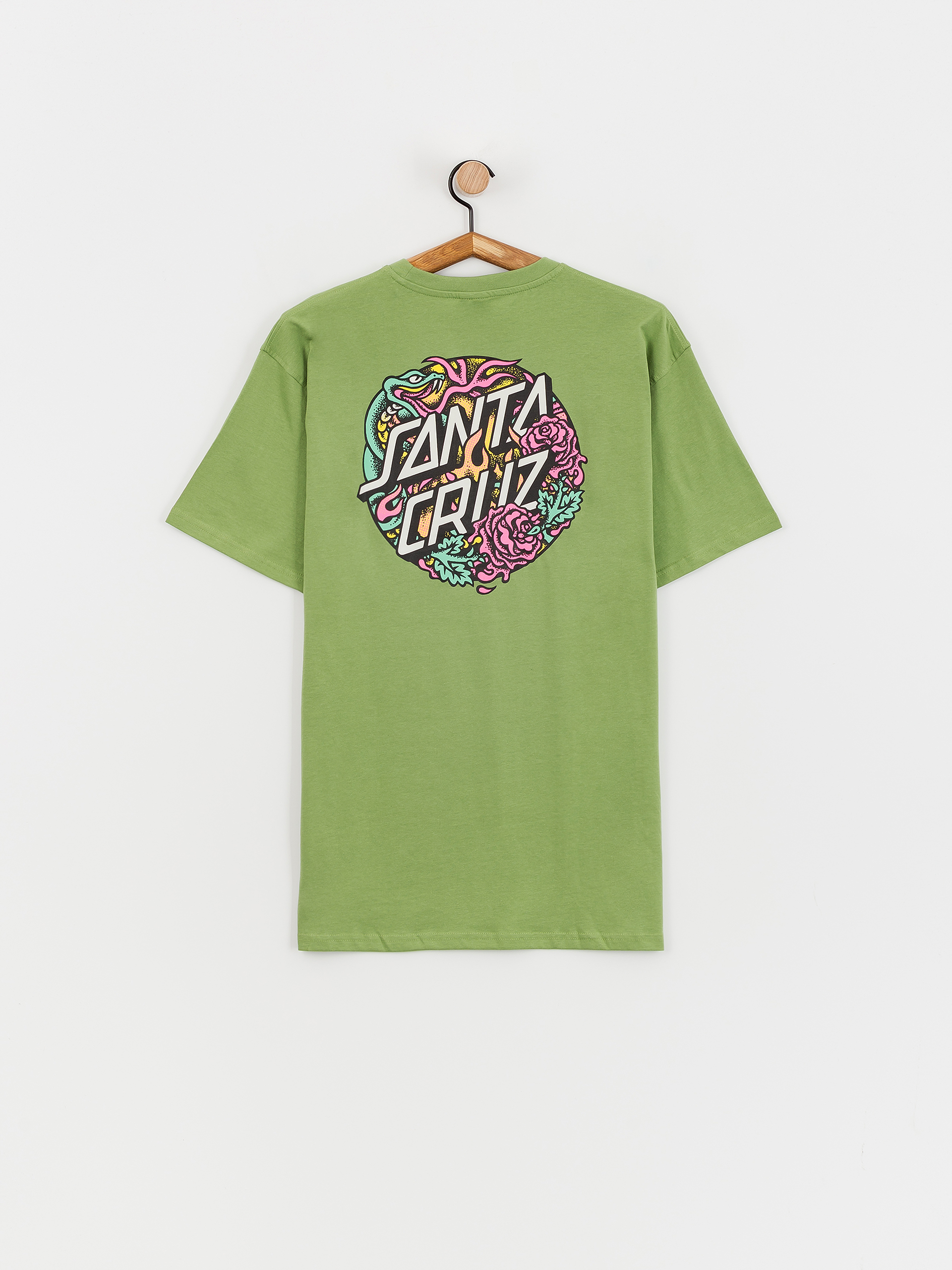 Tričko Santa Cruz Dressen Rose Crew Two (apple)