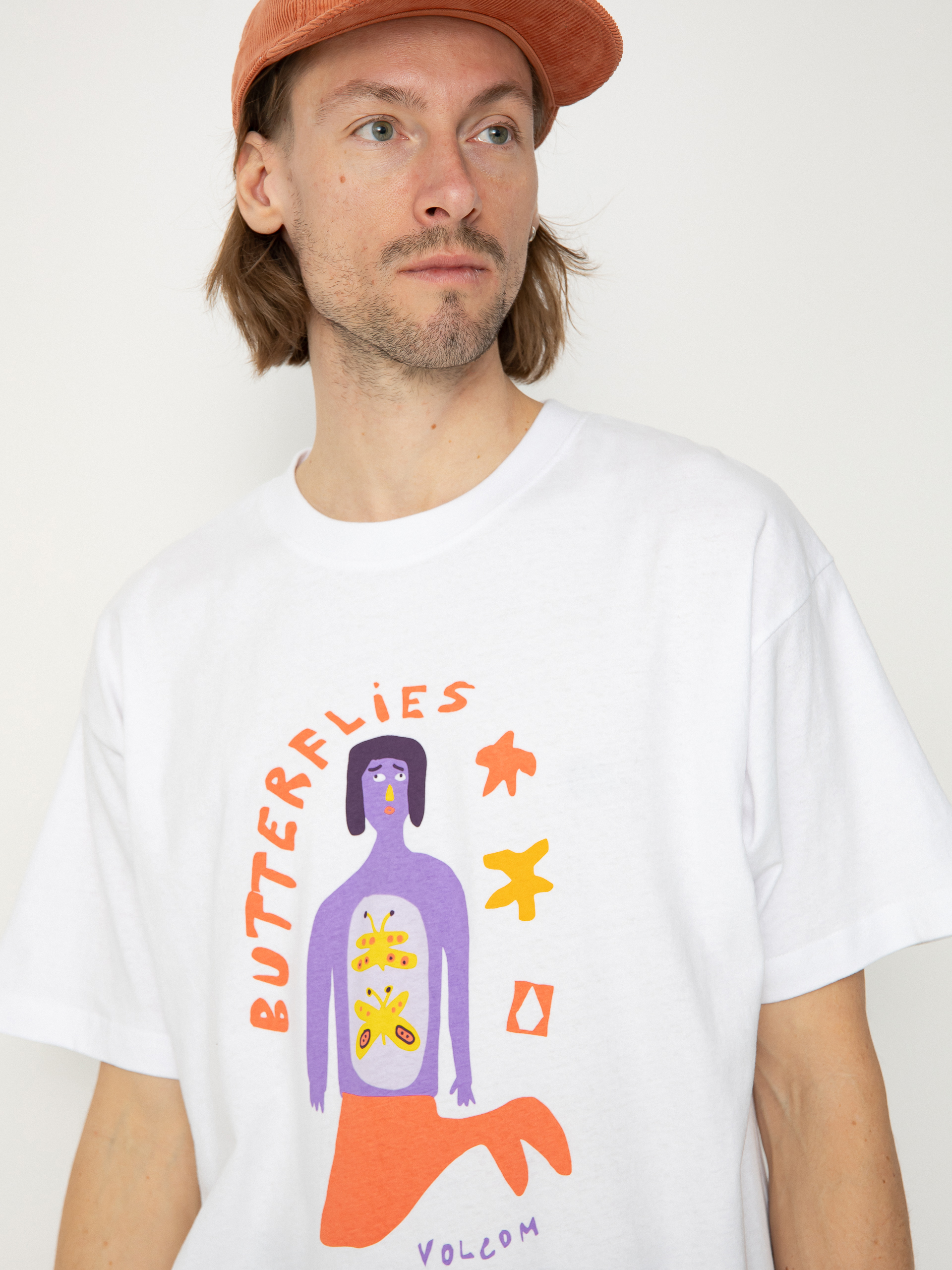 Tričko Volcom Fa Arthur Longo 2 Lse (white)