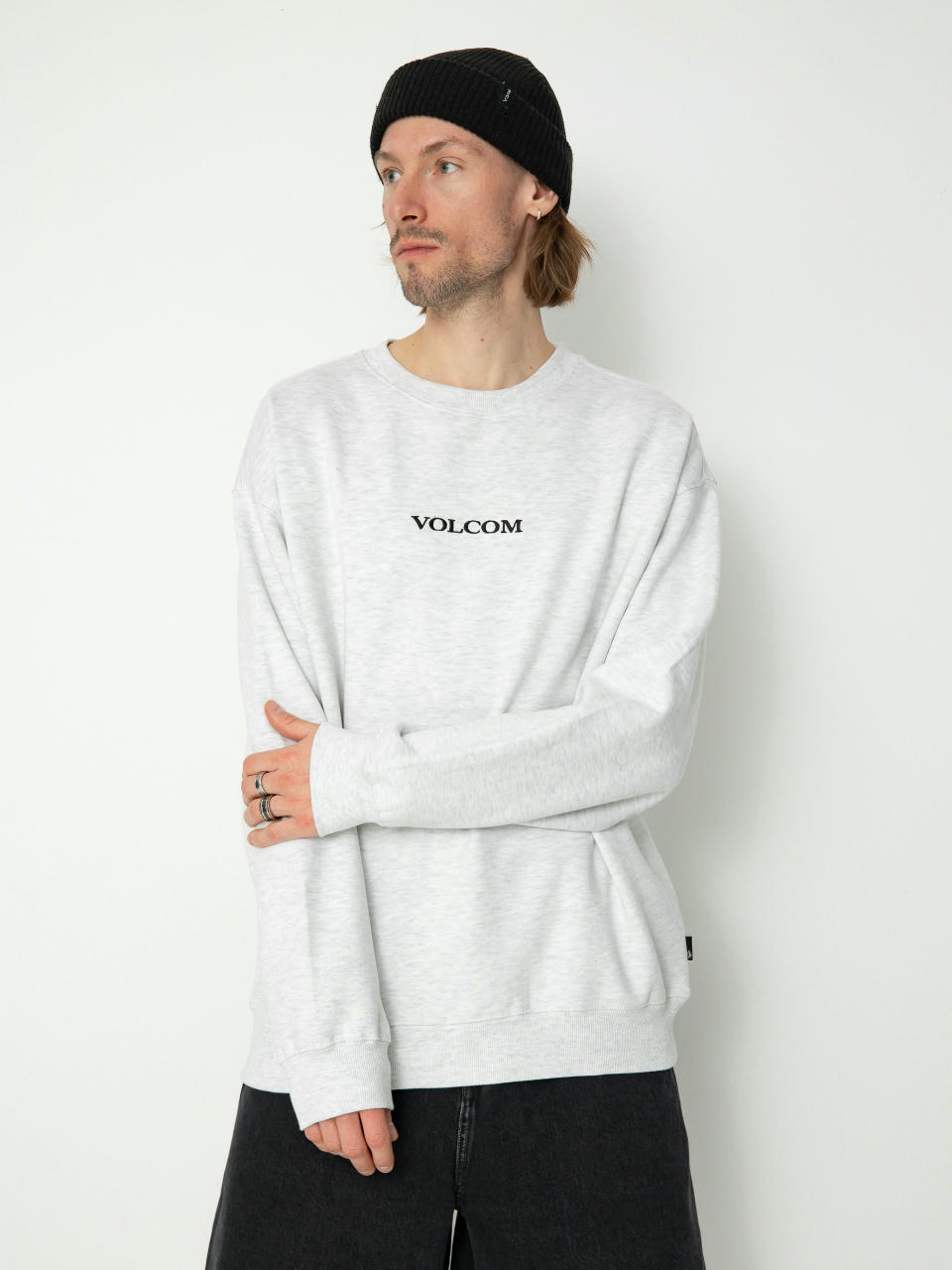 Mikina Volcom Volcom Stone Crew (bone heather)