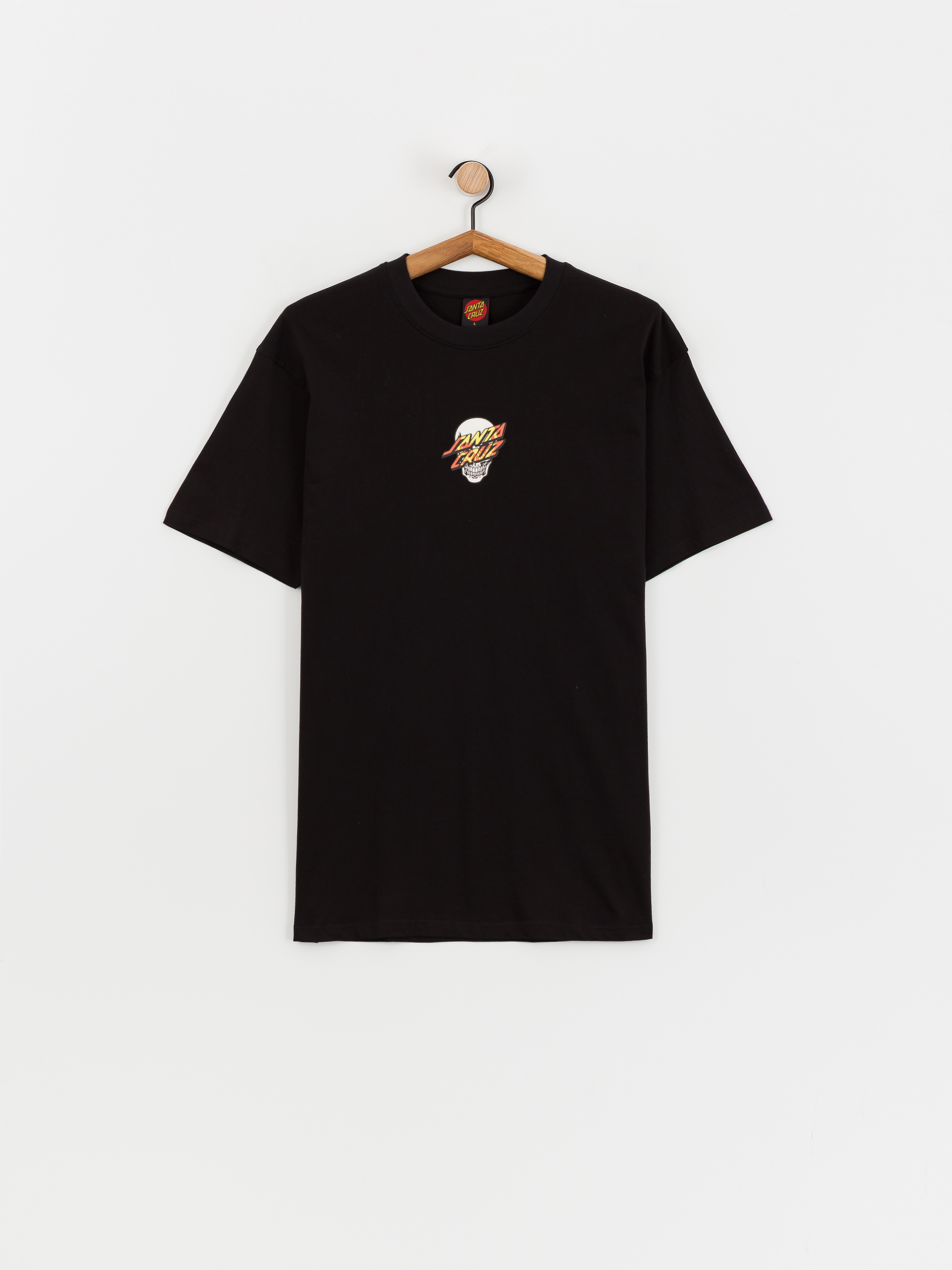 Tričko Santa Cruz Dressen Skull Dot Front (black)