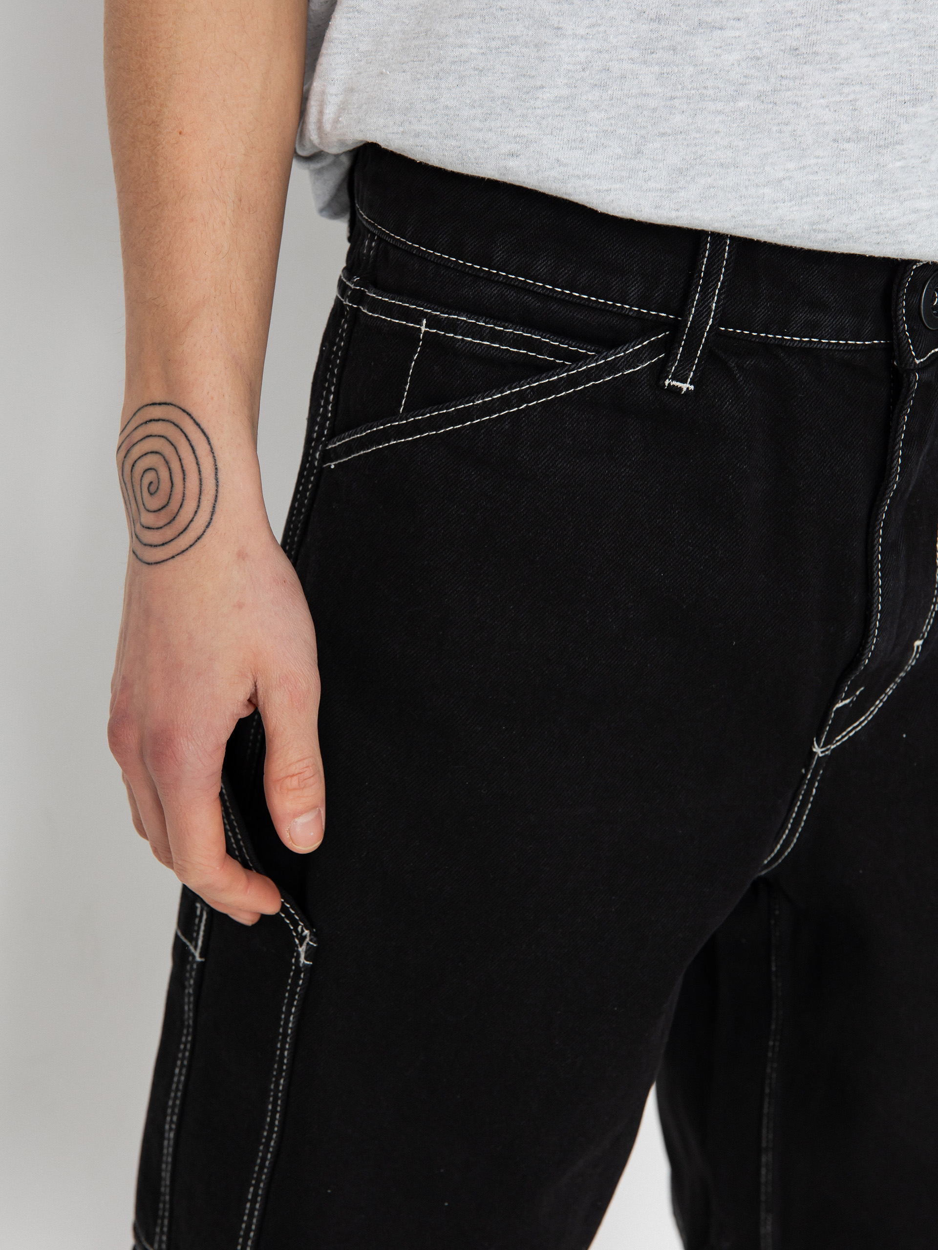 Kraťasy Volcom Labored Denim Utility (black)