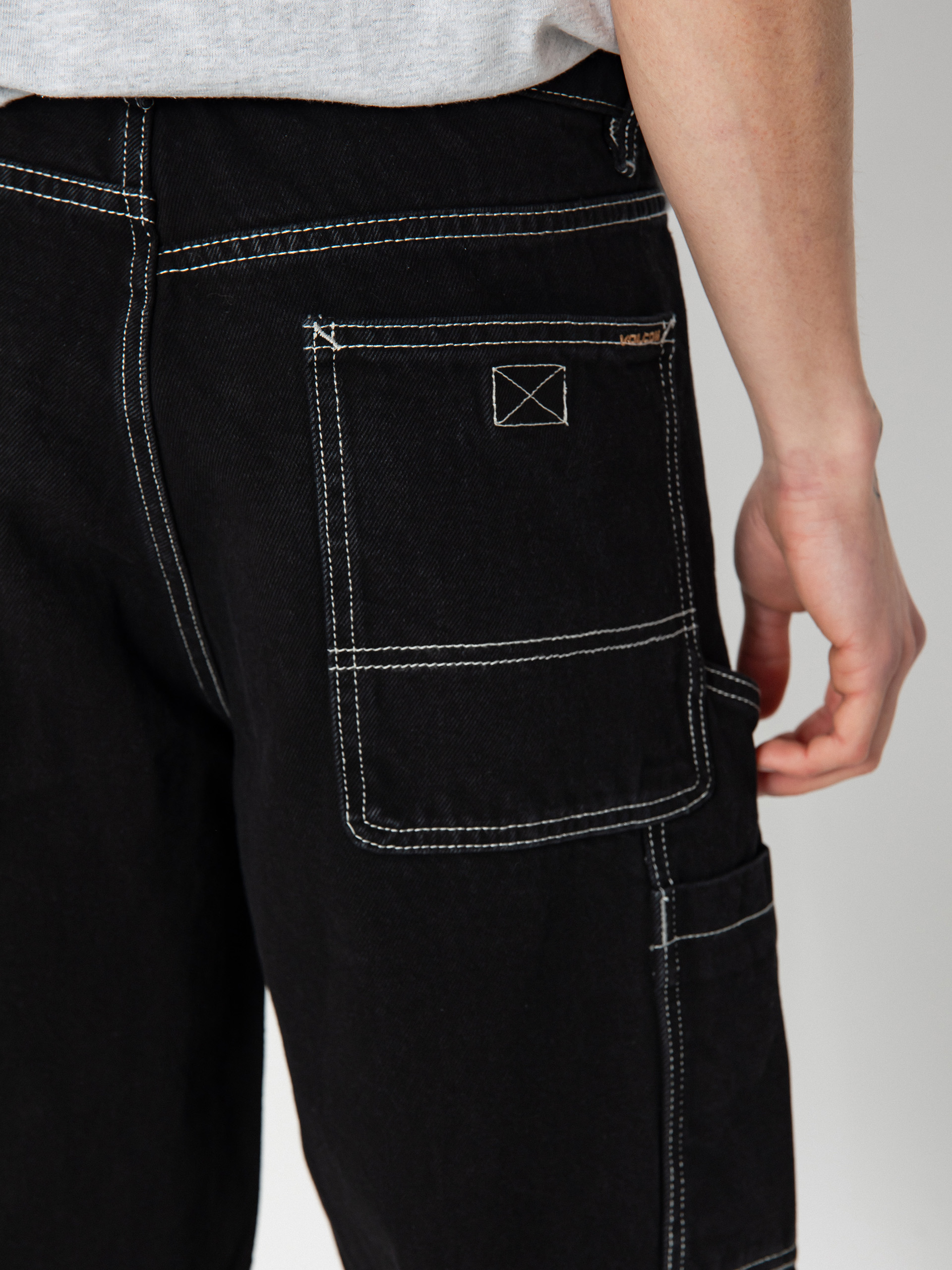Kraťasy Volcom Labored Denim Utility (black)
