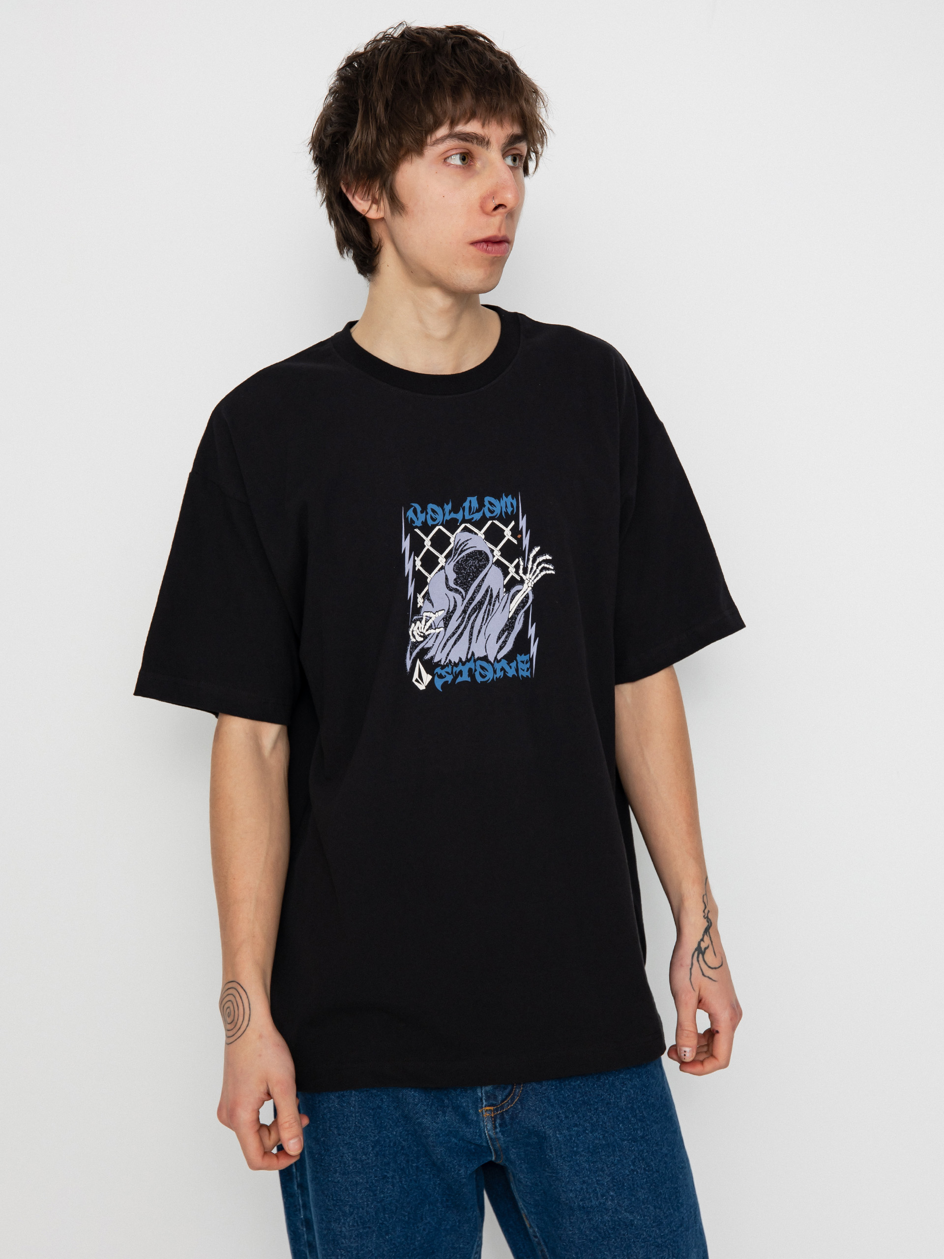 Tričko Volcom Thundertaker Lse (black)