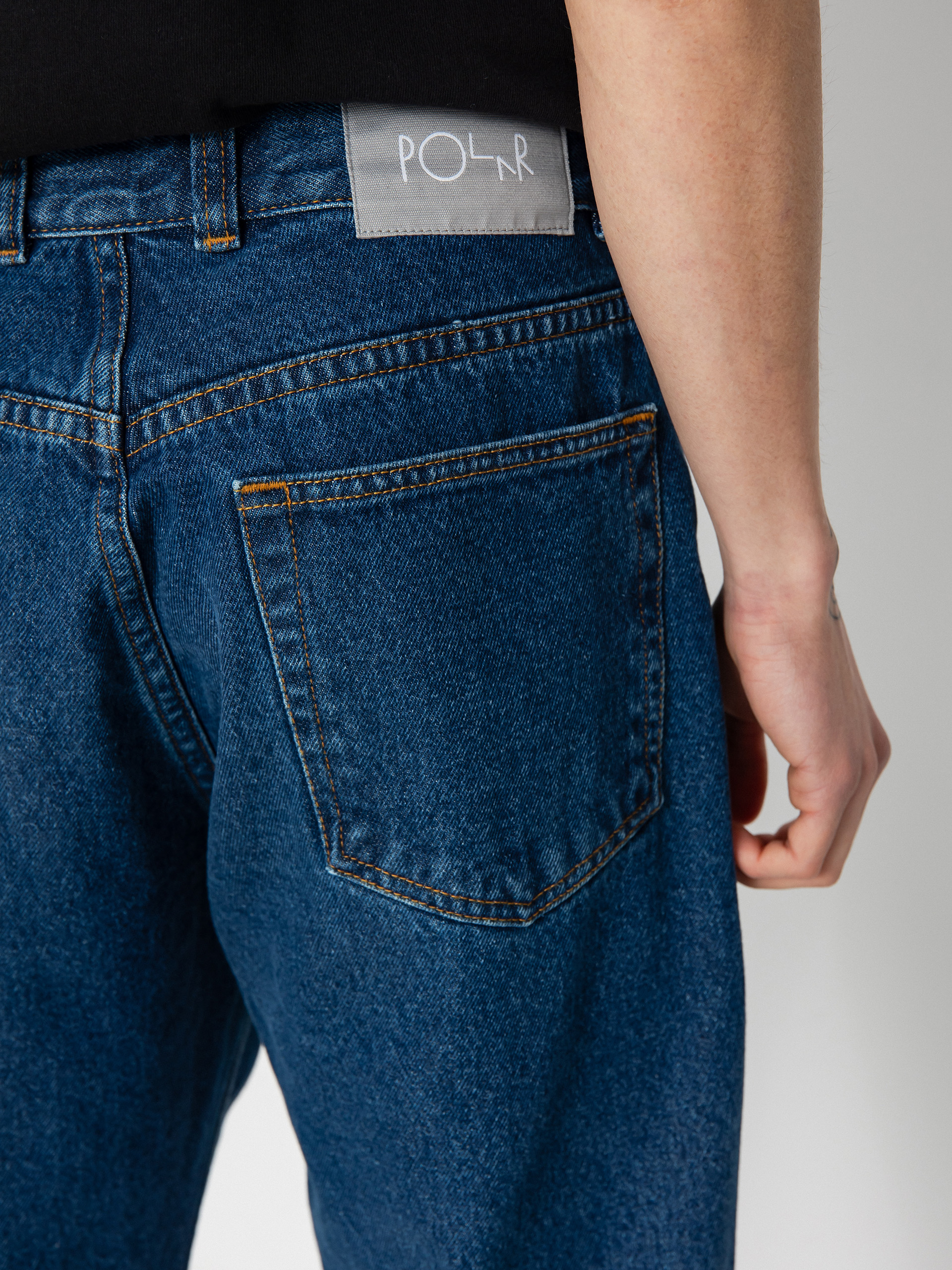 Nohavice Polar Skate 89! Denim (dark blue)