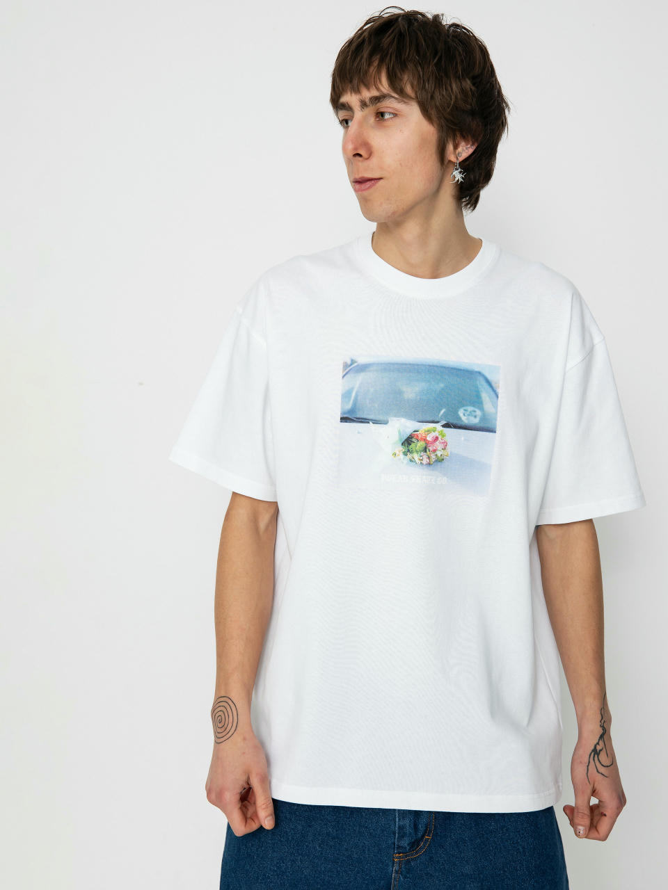 Tričko Polar Skate Dead Flowers (white)