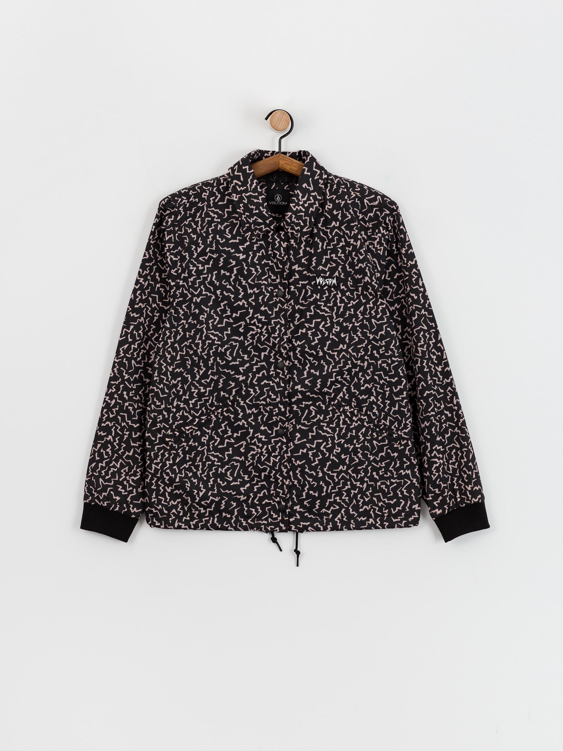 Bunda Volcom Surfpunk Coach Wmn (black)