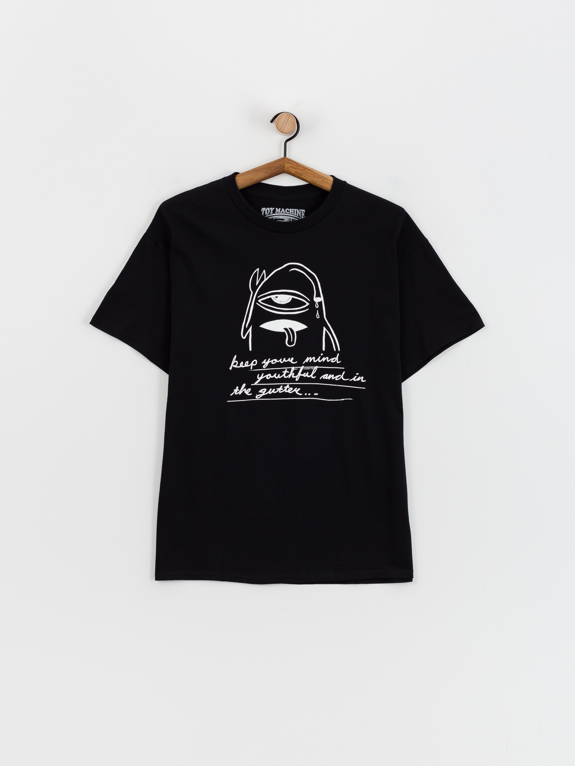 Tričko Toy Machine Youthful (black)