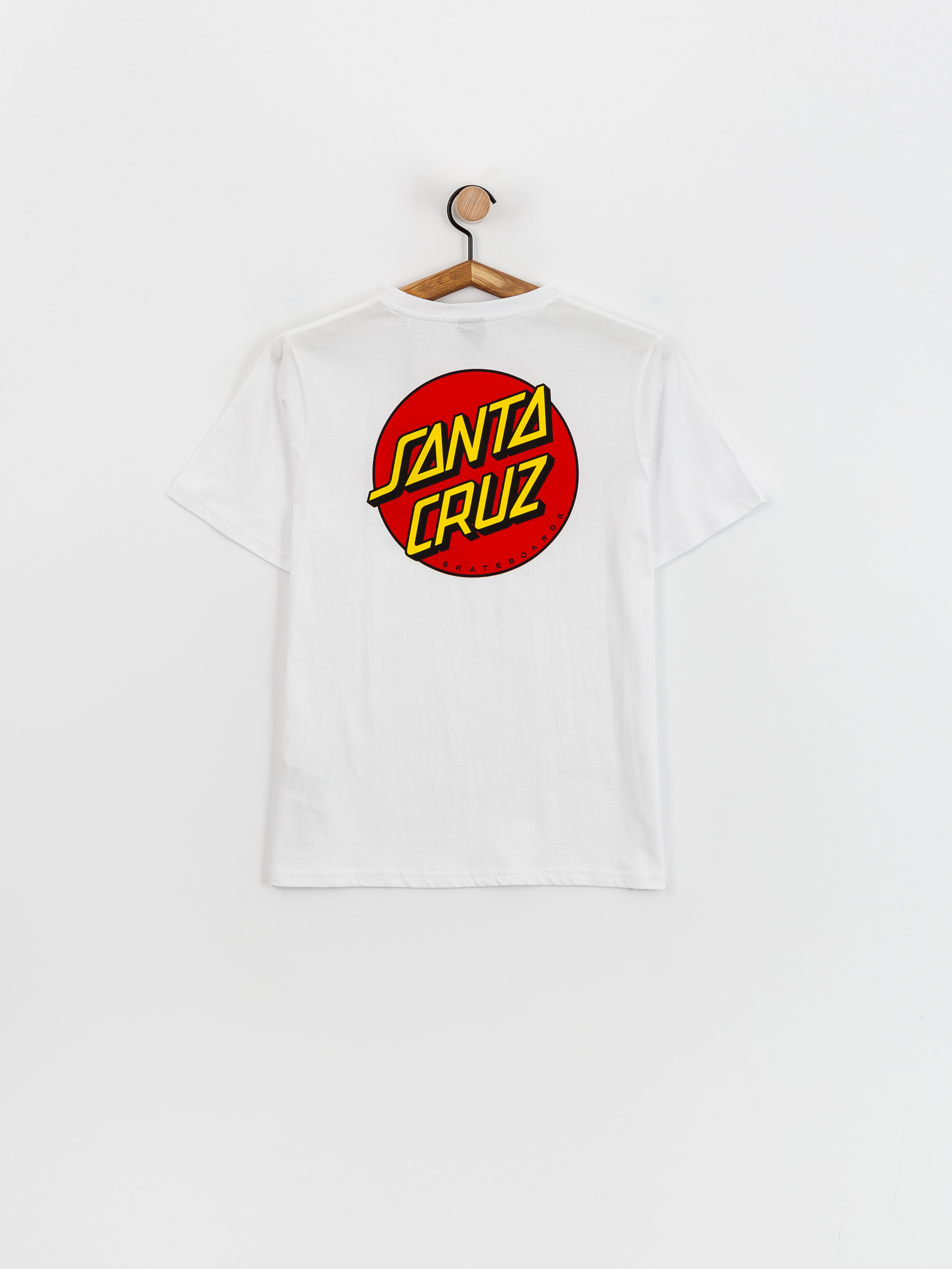 Tričko Santa Cruz Classic Dot Chest Wmn (white)