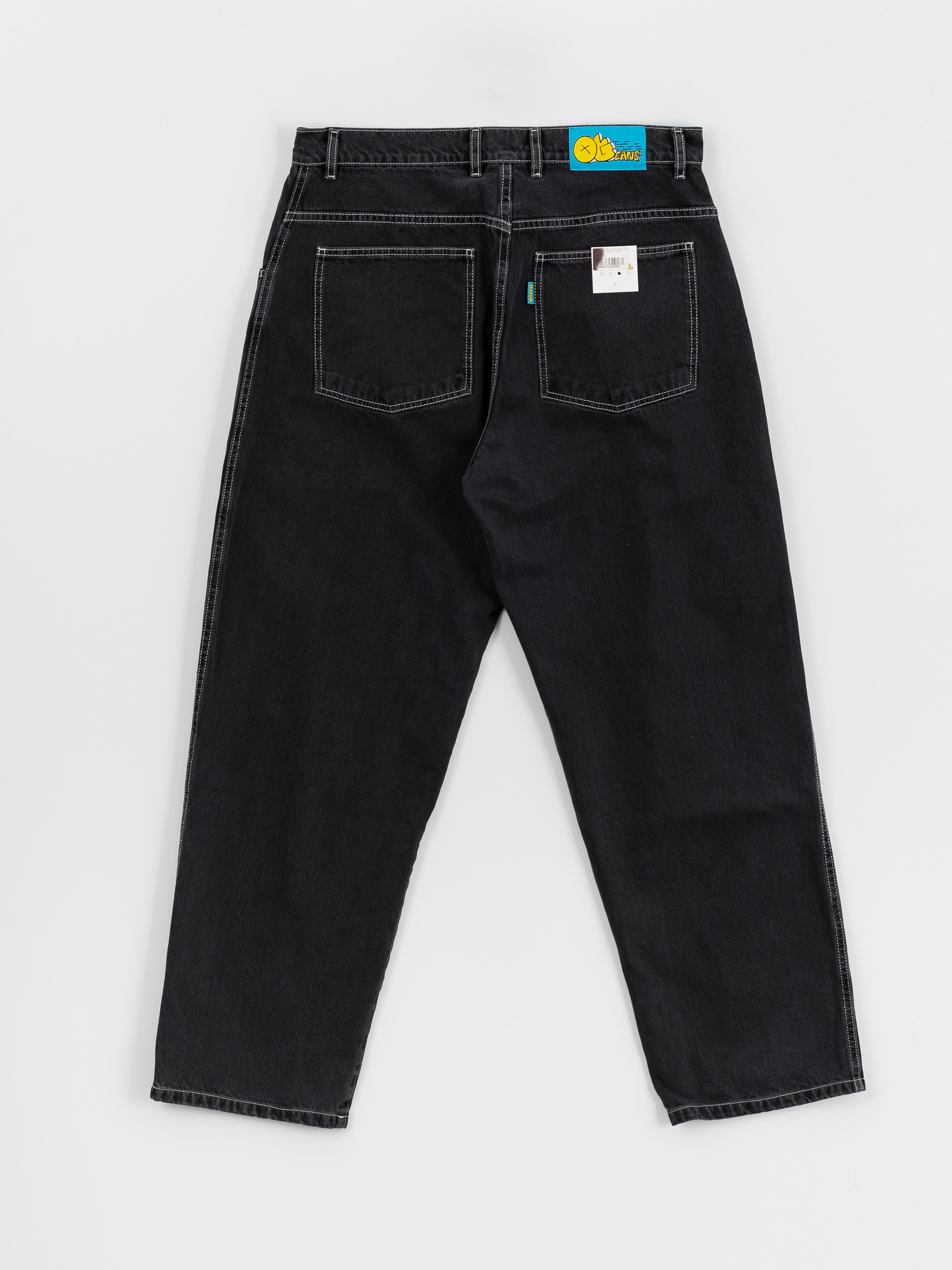 Nohavice Raw Hide Skateboards OG Jeans (washed black)