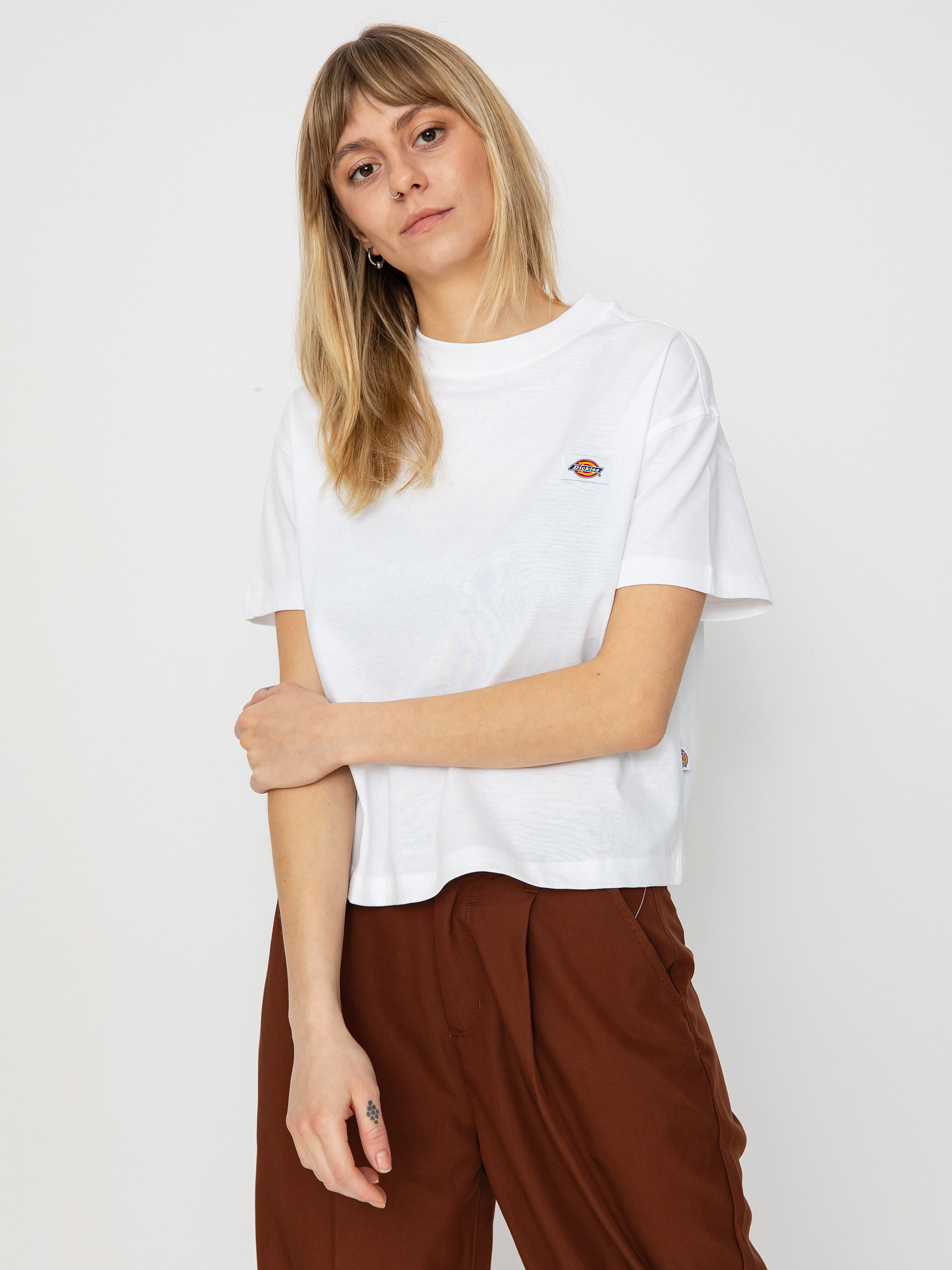 Tričko Dickies Oakport Boxy Wmn (white)