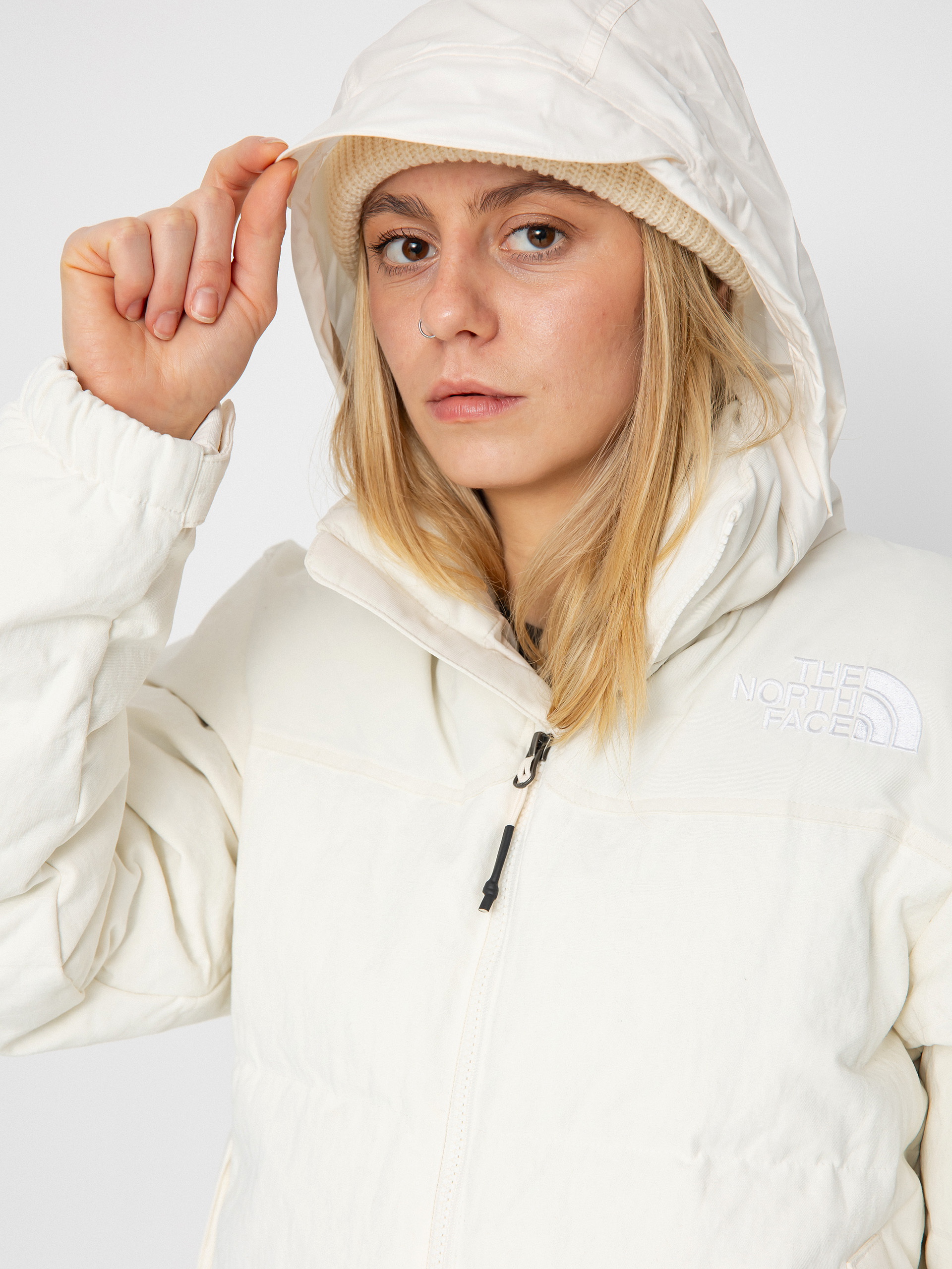 Bunda The North Face 92 Ripstop Nuptse Wmn (white dune)