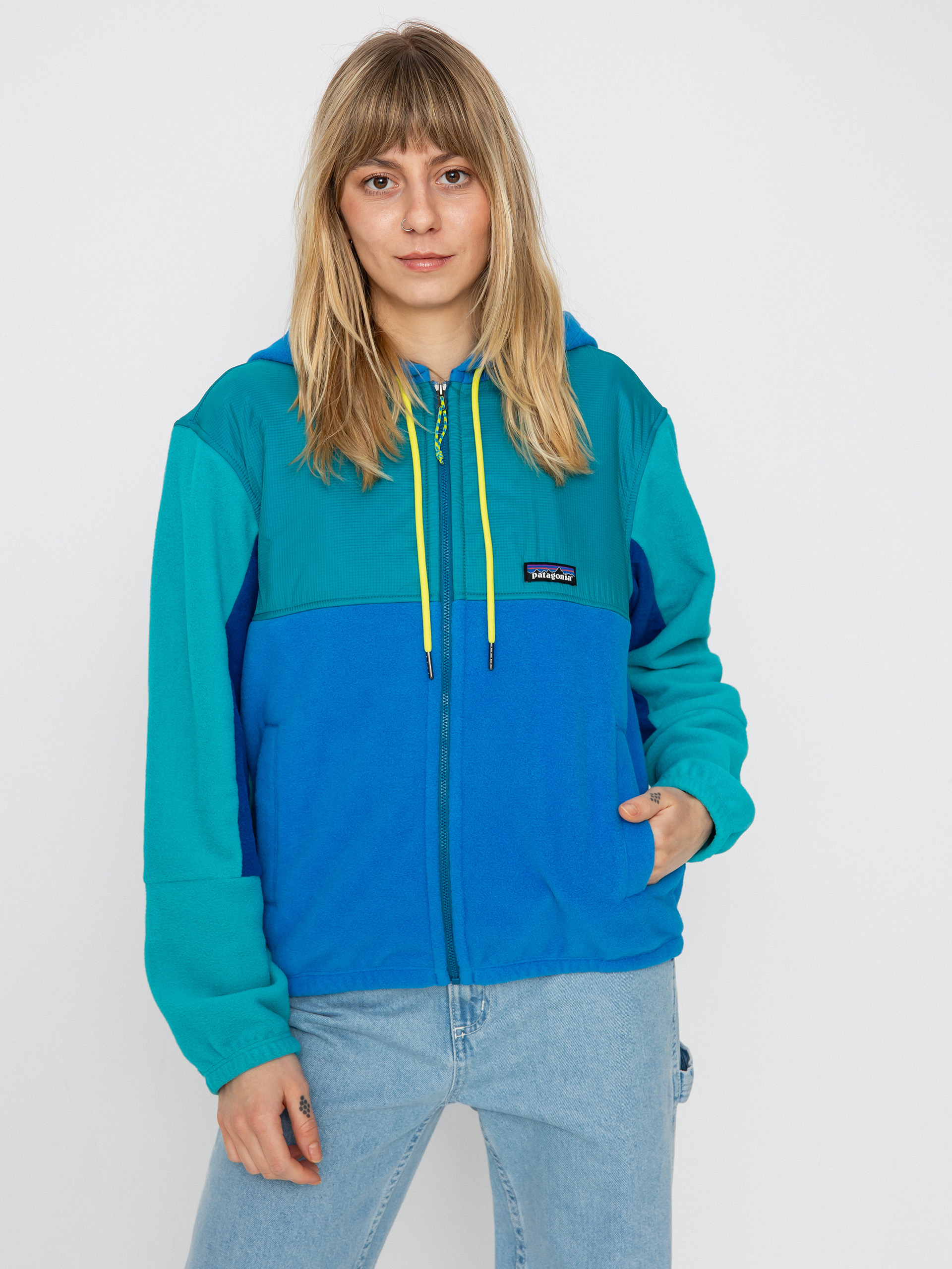 Dámsky Flísová mikina Patagonia Microdini Hoody (vessel blue)