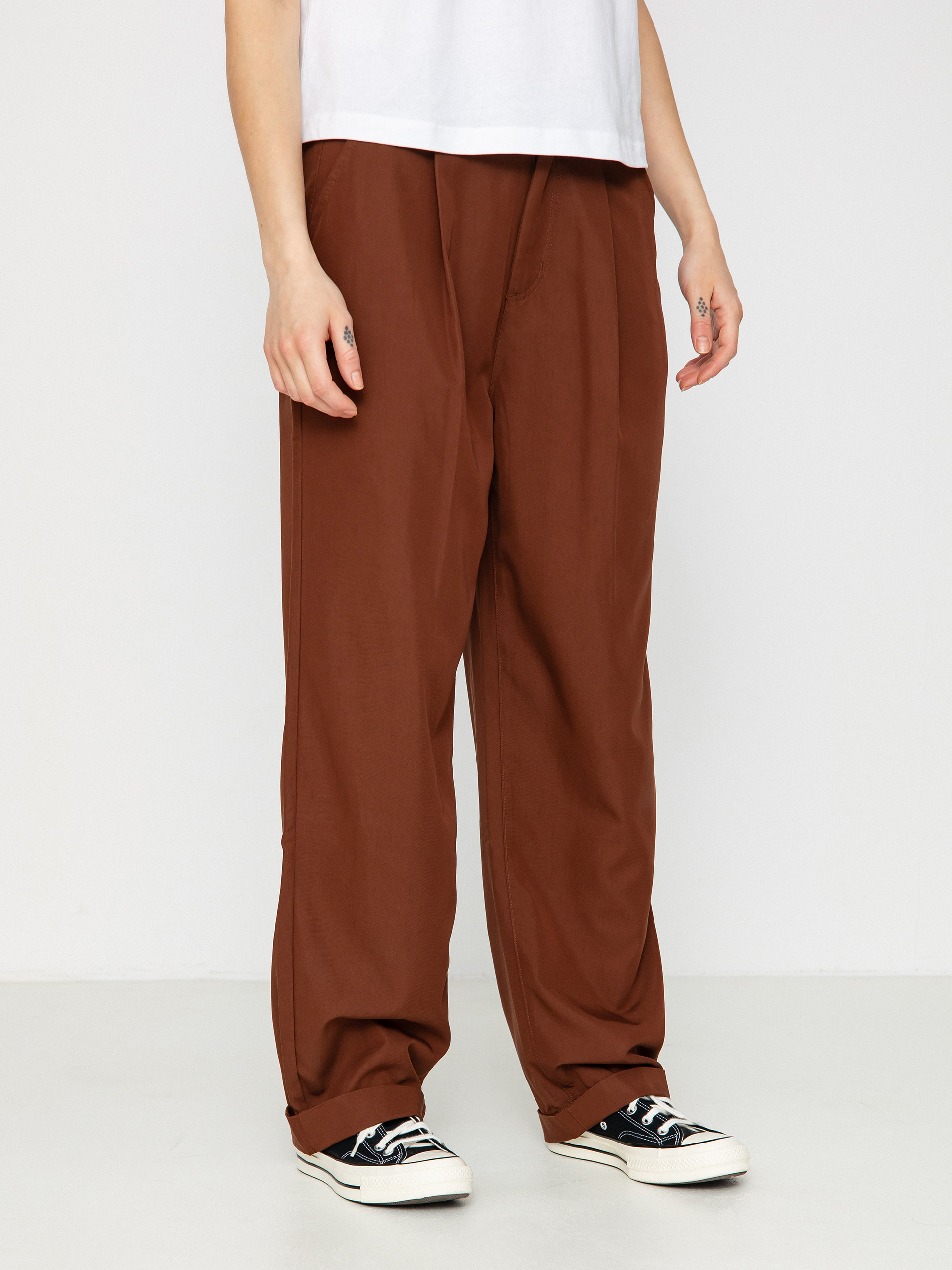 Nohavice Brixton Victory Trouser Wmn (sepia)