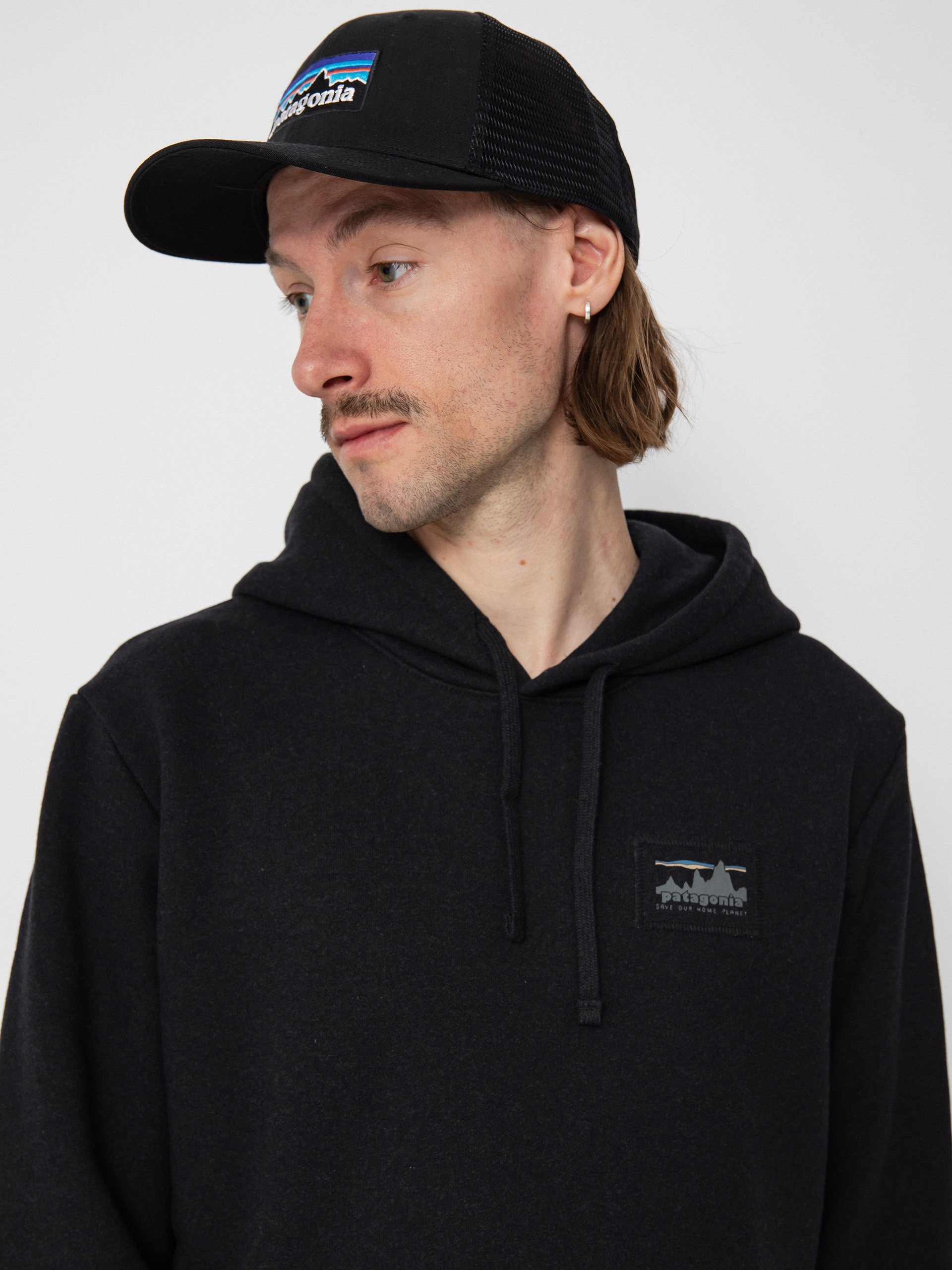 Mikina s kapucňou Patagonia 73 Skyline Uprisal HD (ink black)