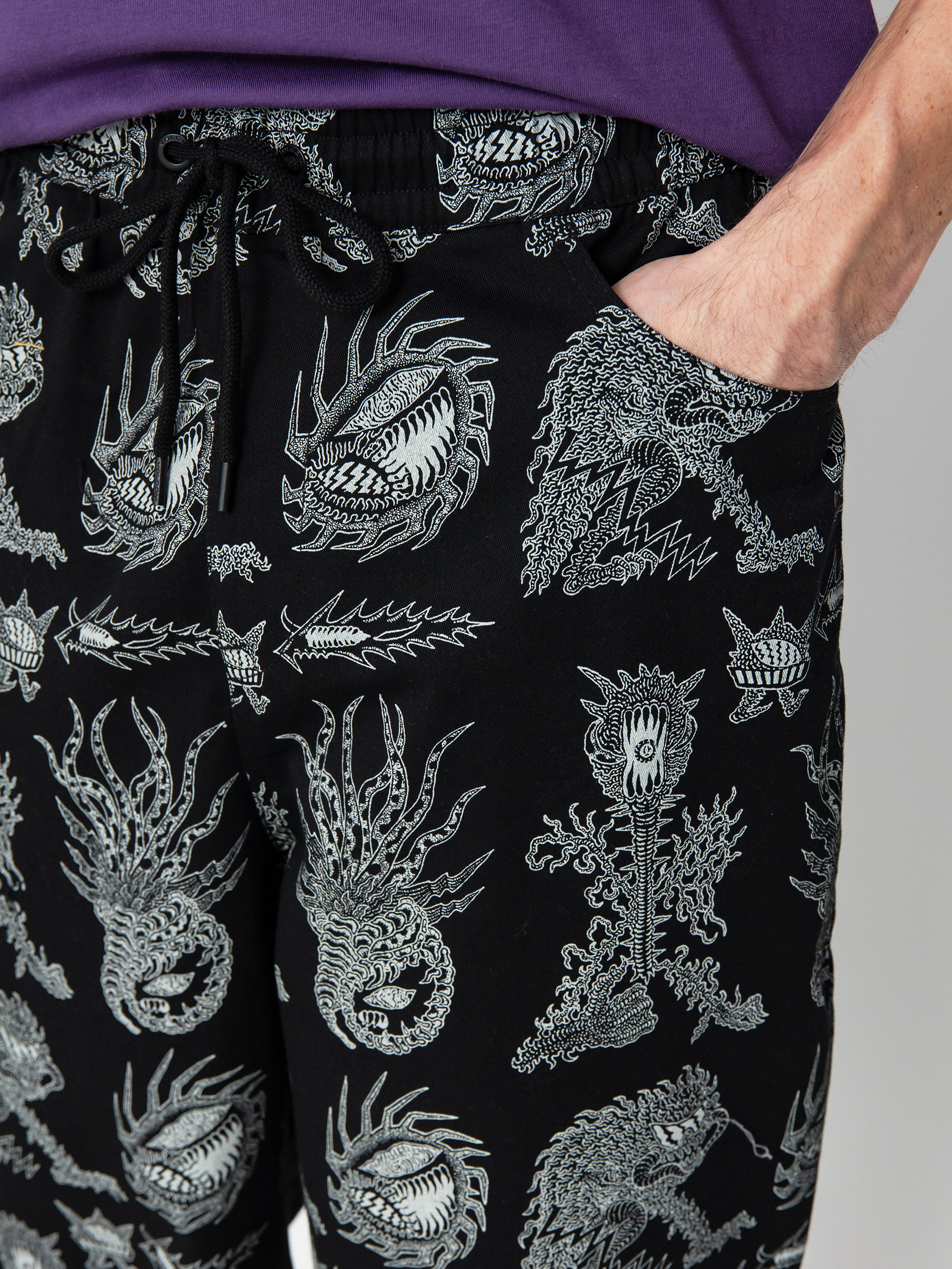 Nohavice Volcom Fa Tetsunori Freazy Lse Ew (black)