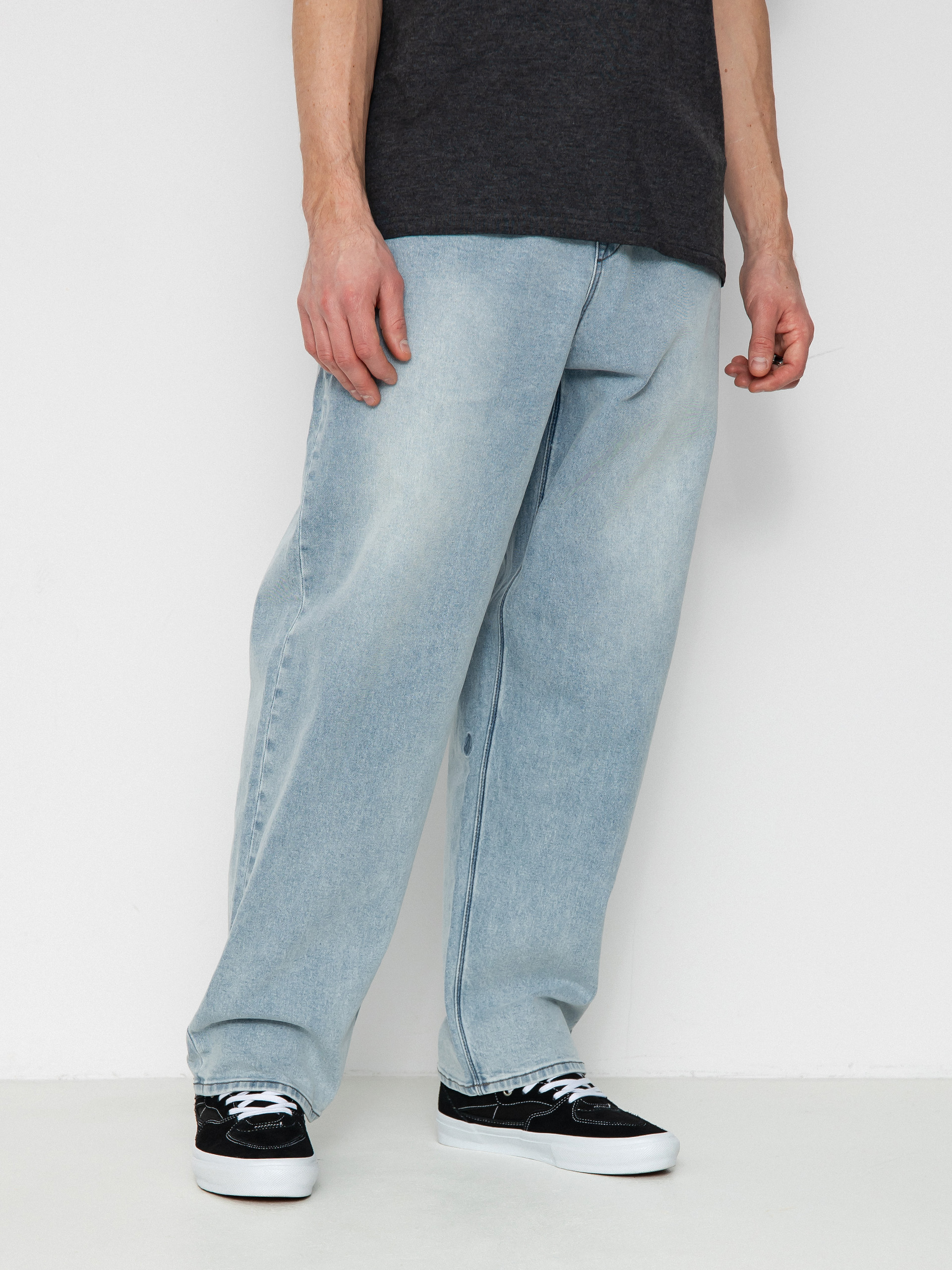 Nohavice Volcom Freazy Loose Ew Denim (desert dirt indigo)