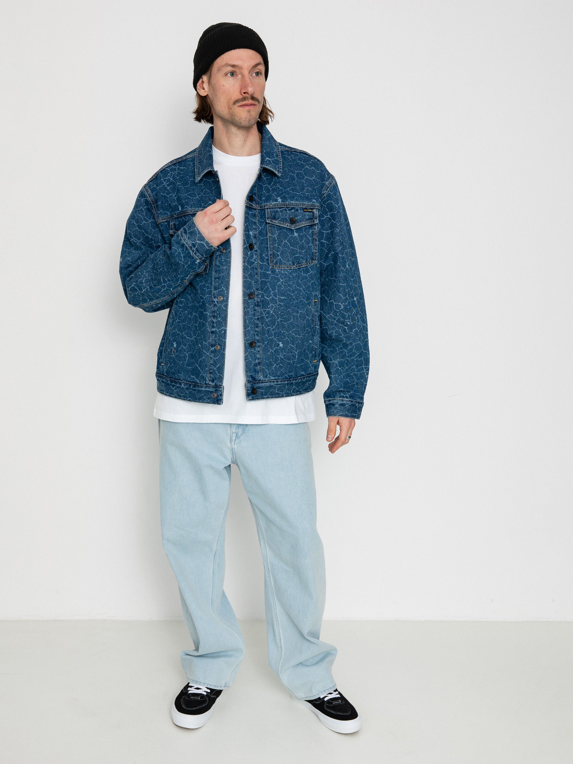 Bunda Volcom Fa Tetsunori Denim (lazer)