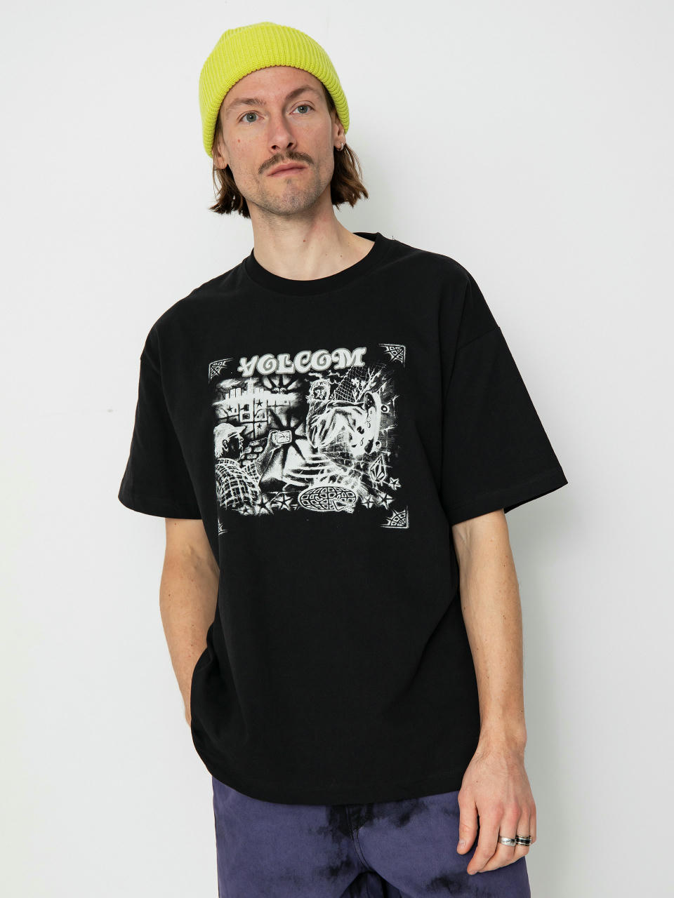 Tričko Volcom Street Keutchi (black)