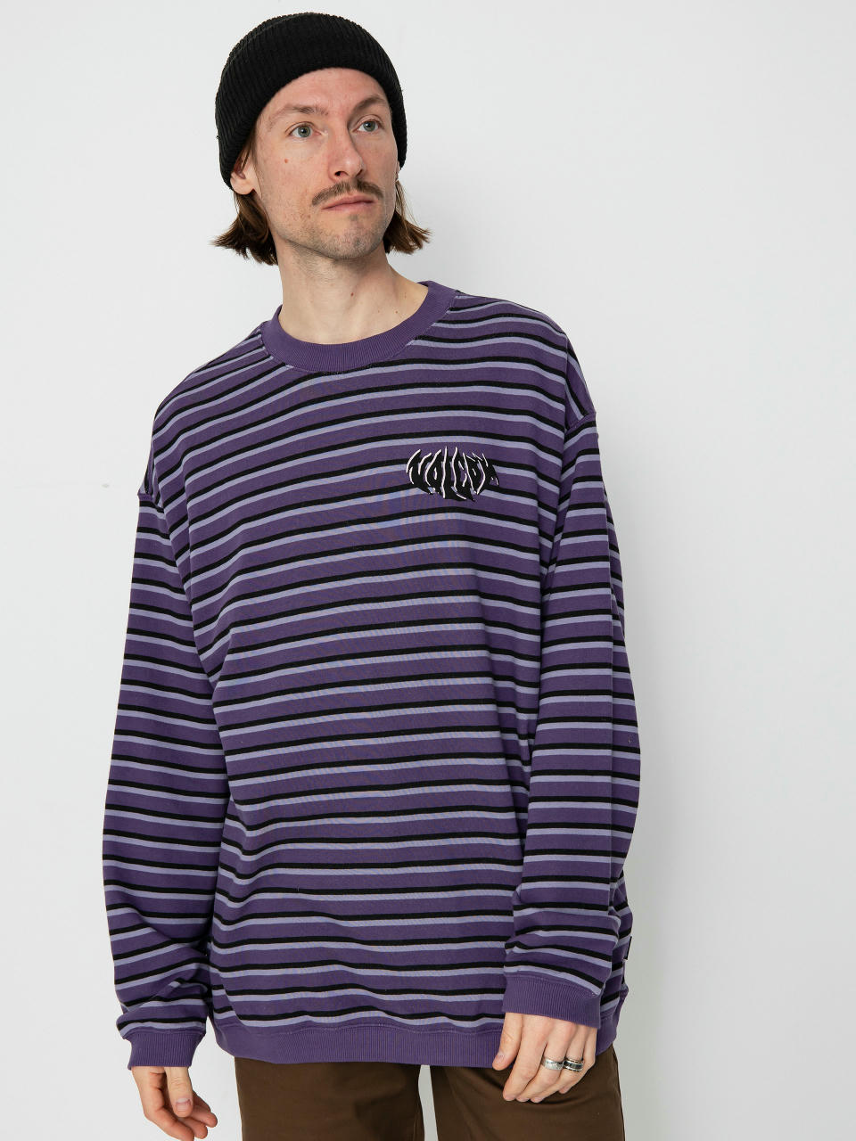 Mikina Volcom Rayeah Crew (deep purple)