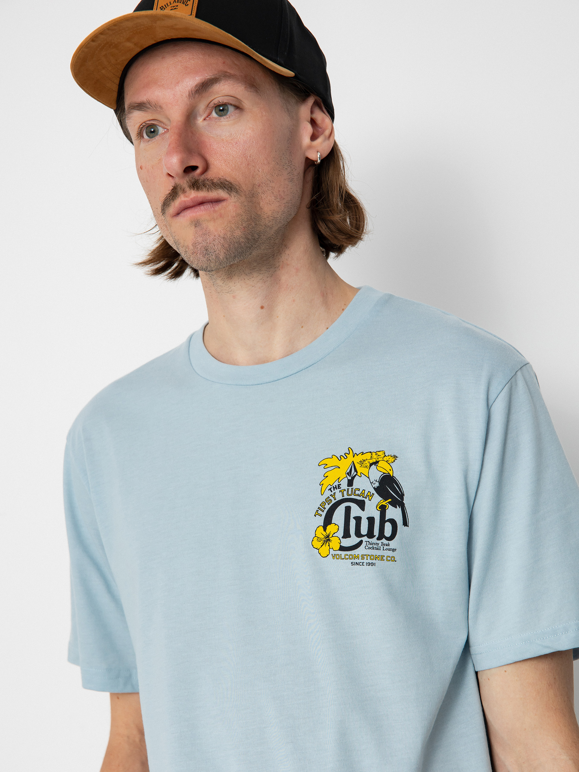 Tričko Volcom Tispy Tucan Hth (celestial blue)