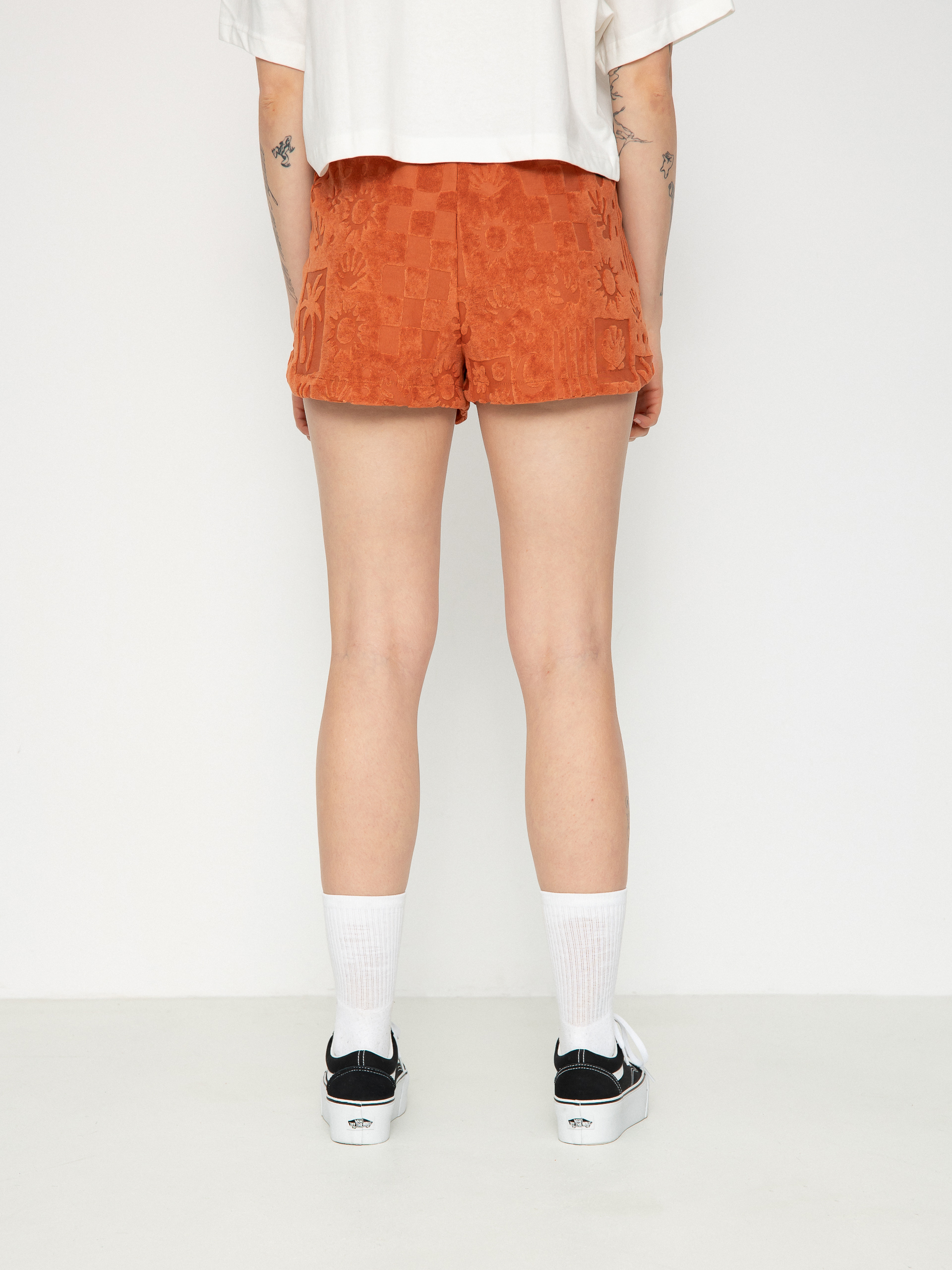 Kraťasy Volcom Sunny Wild Terry Cloth Wmn (rosewood)