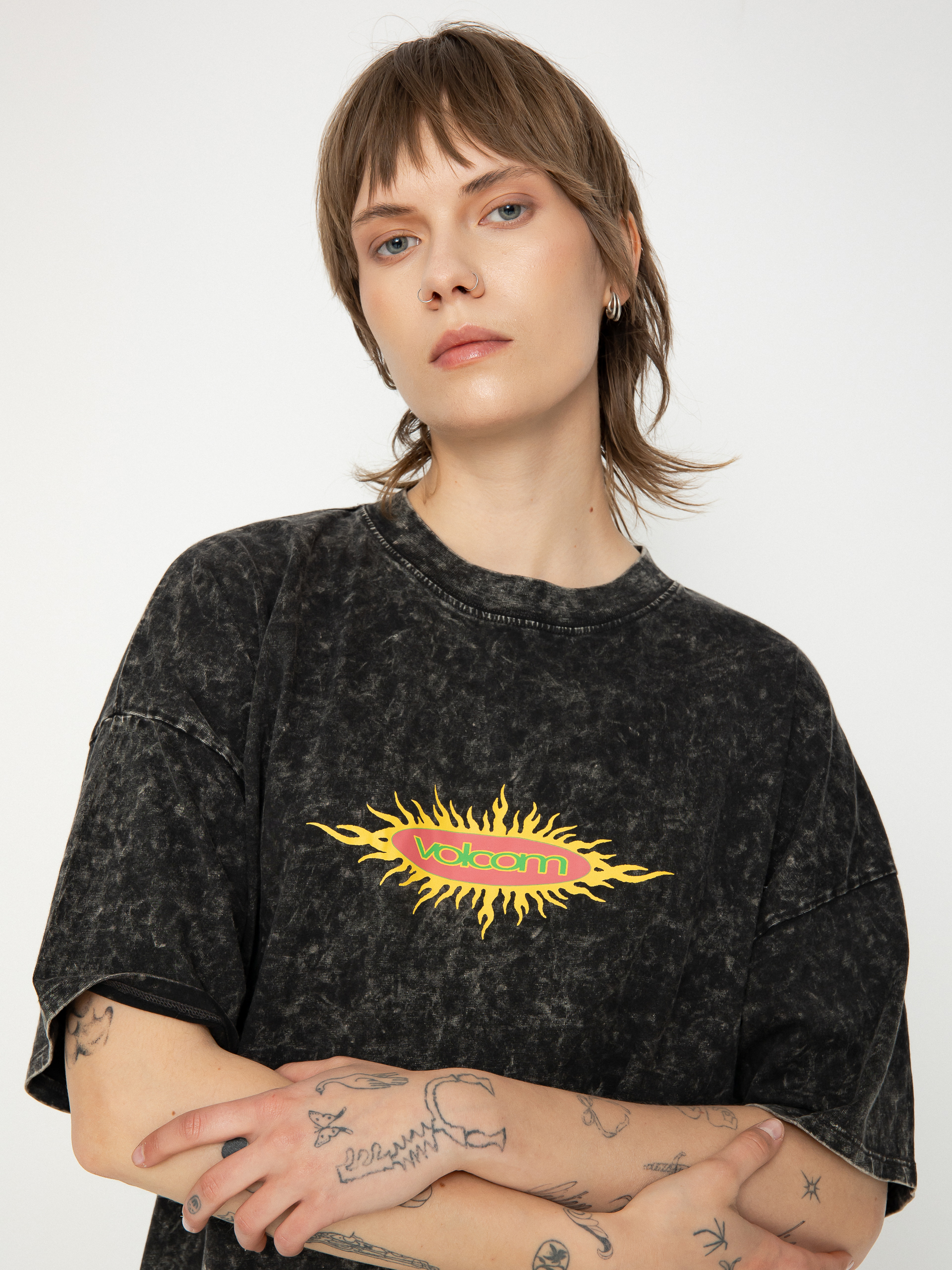 Tričko Volcom Voltrip Wmn (black)