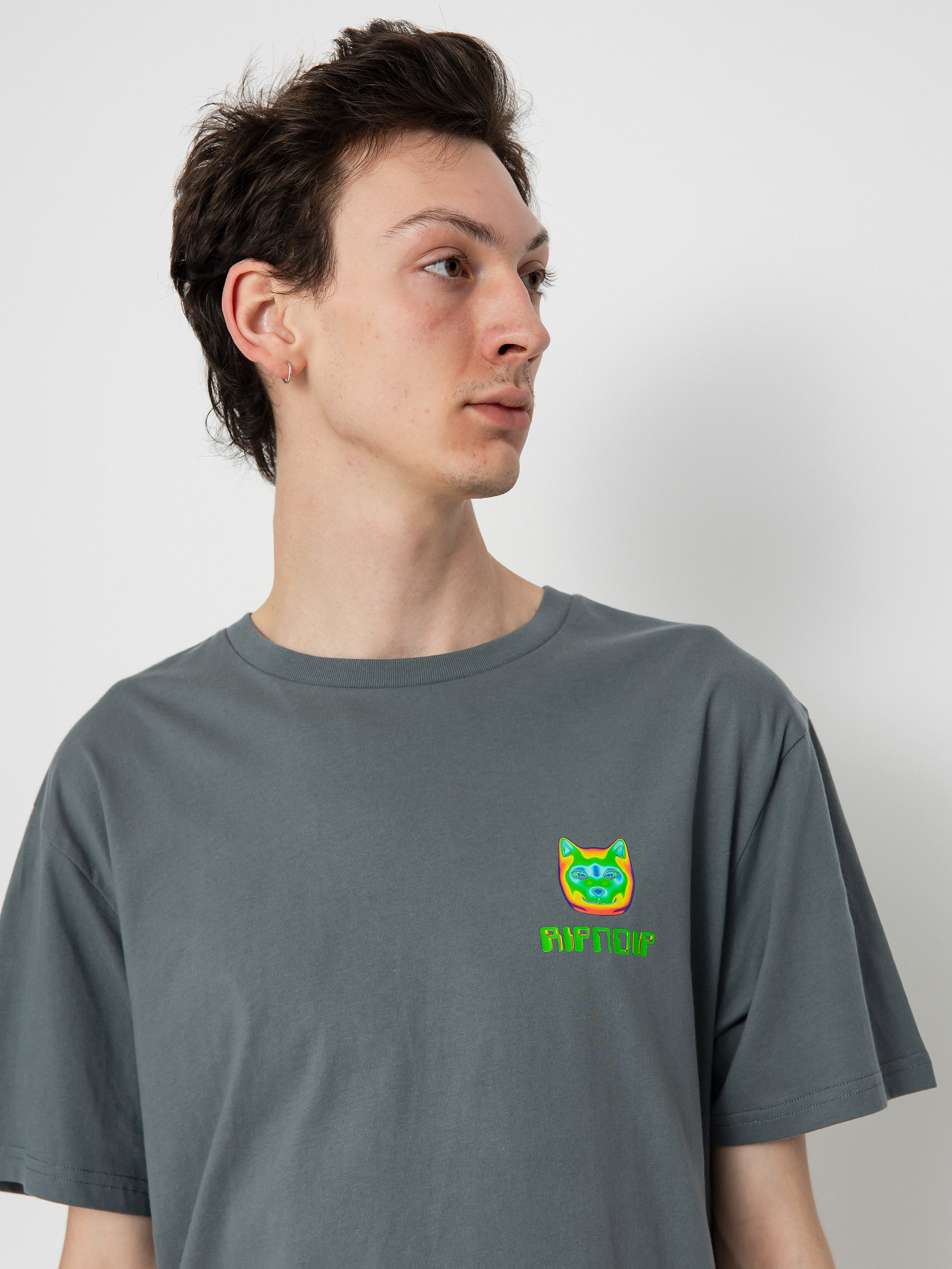 Tričko RipNDip Thermal Nermal (charcoal)