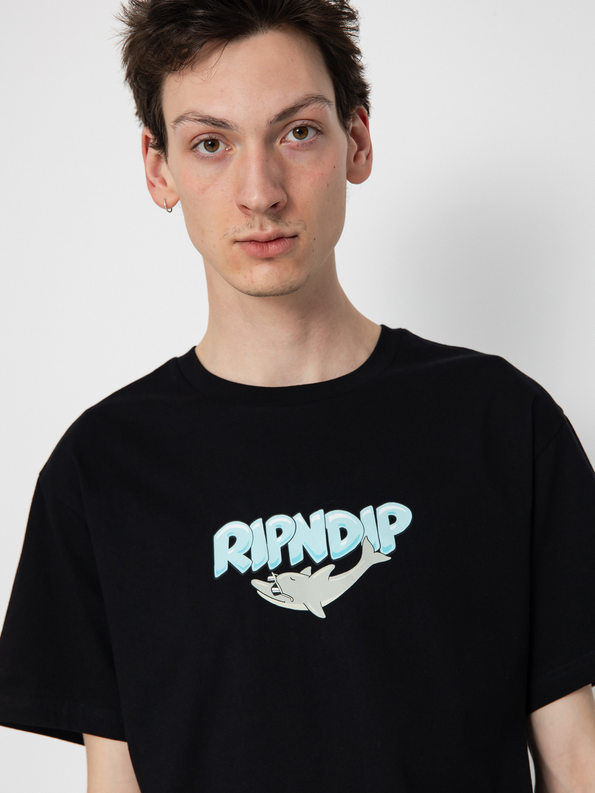 Tričko RipNDip Dolphin Dudes (black)