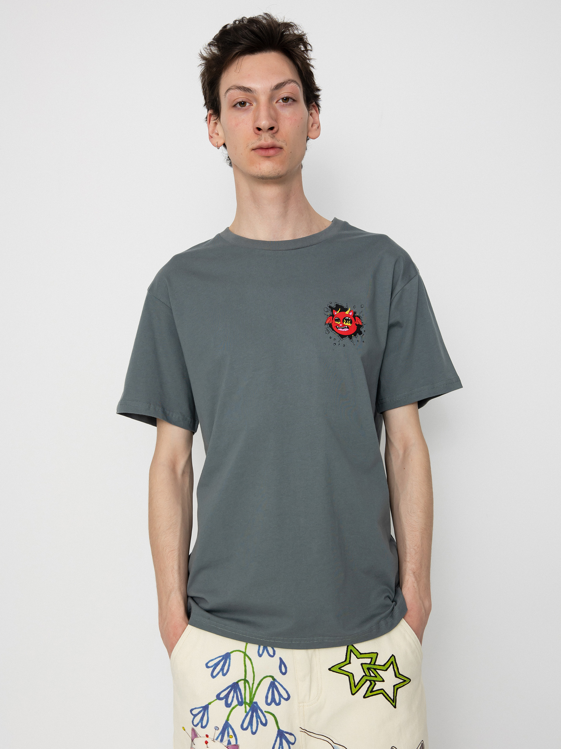 Tričko RipNDip Devil Monster (charcoal)