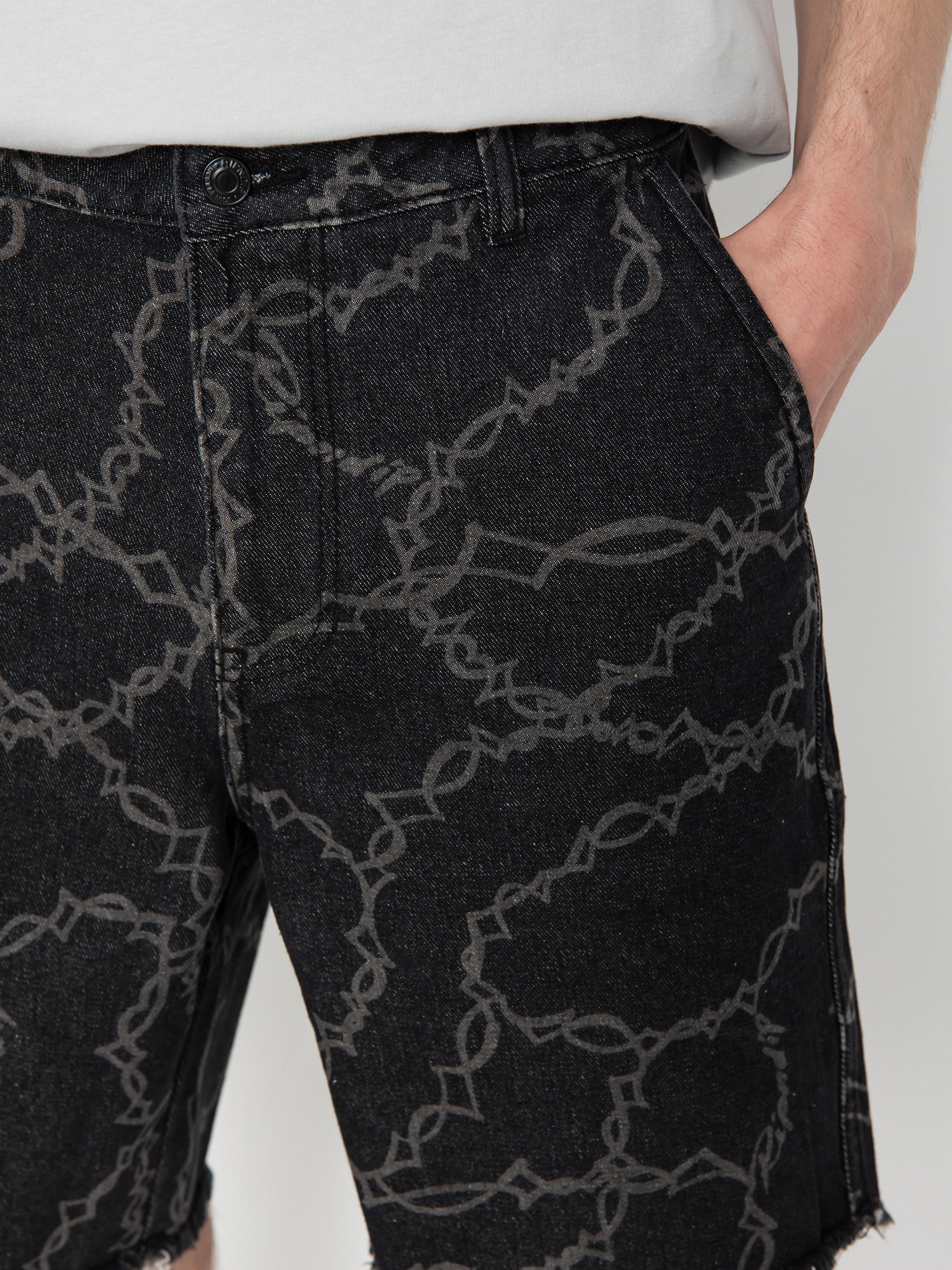 Kraťasy RipNDip Wired Denim (black)