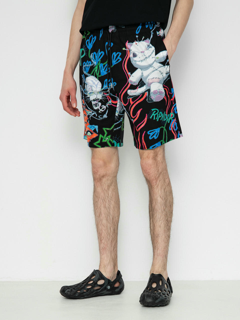 Kraťasy RipNDip Travis Swim (black)