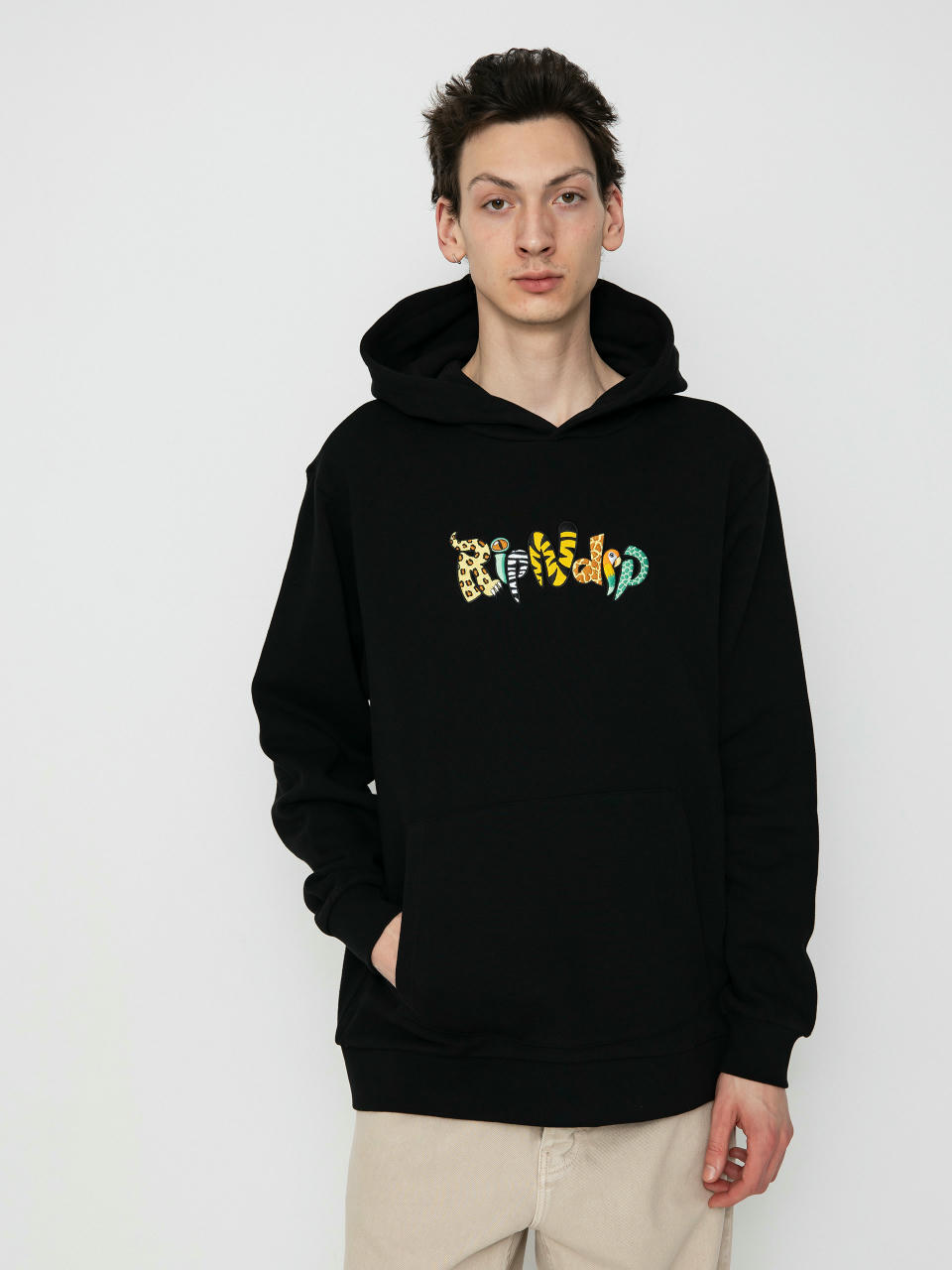 Mikina s kapucňou RipNDip Rainforest HD (black)