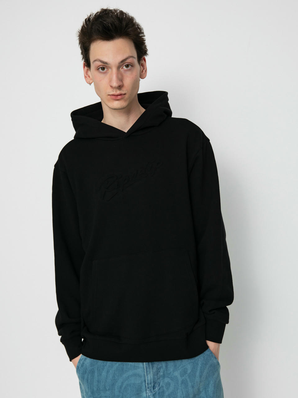 Mikina s kapucňou RipNDip Autograph HD (black)