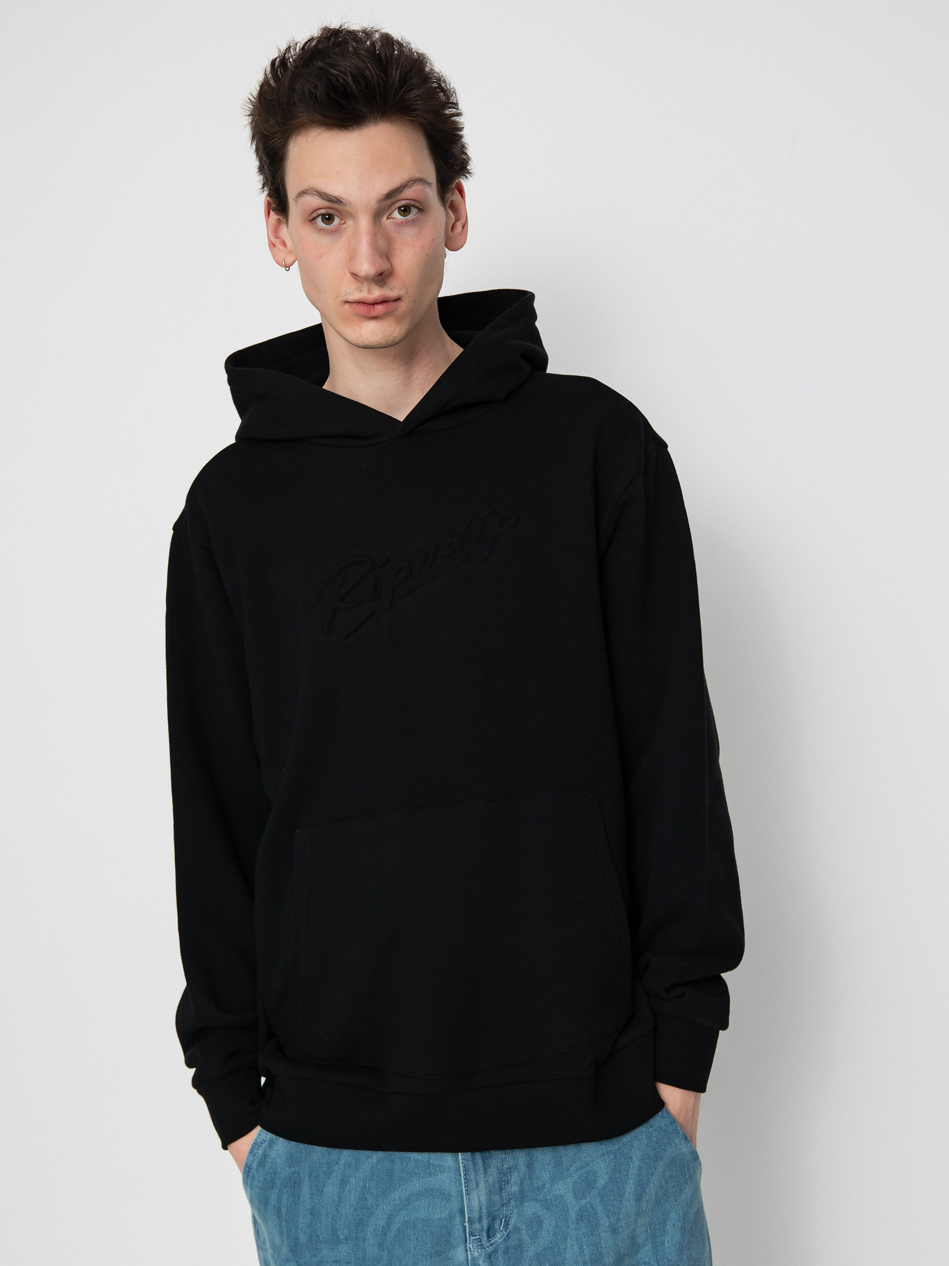 Mikina s kapucňou RipNDip Autograph HD (black)