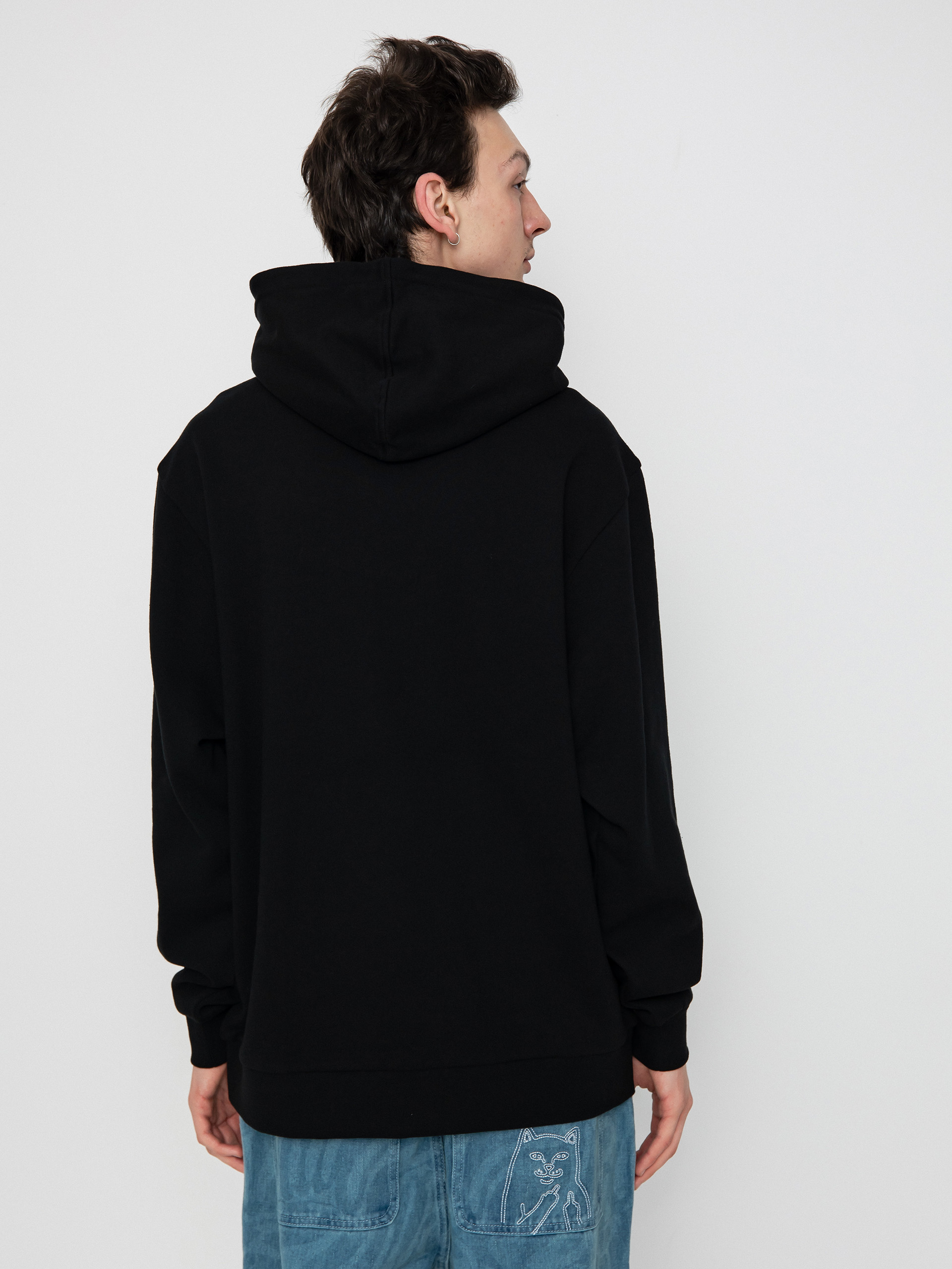 Mikina s kapucňou RipNDip Autograph HD (black)