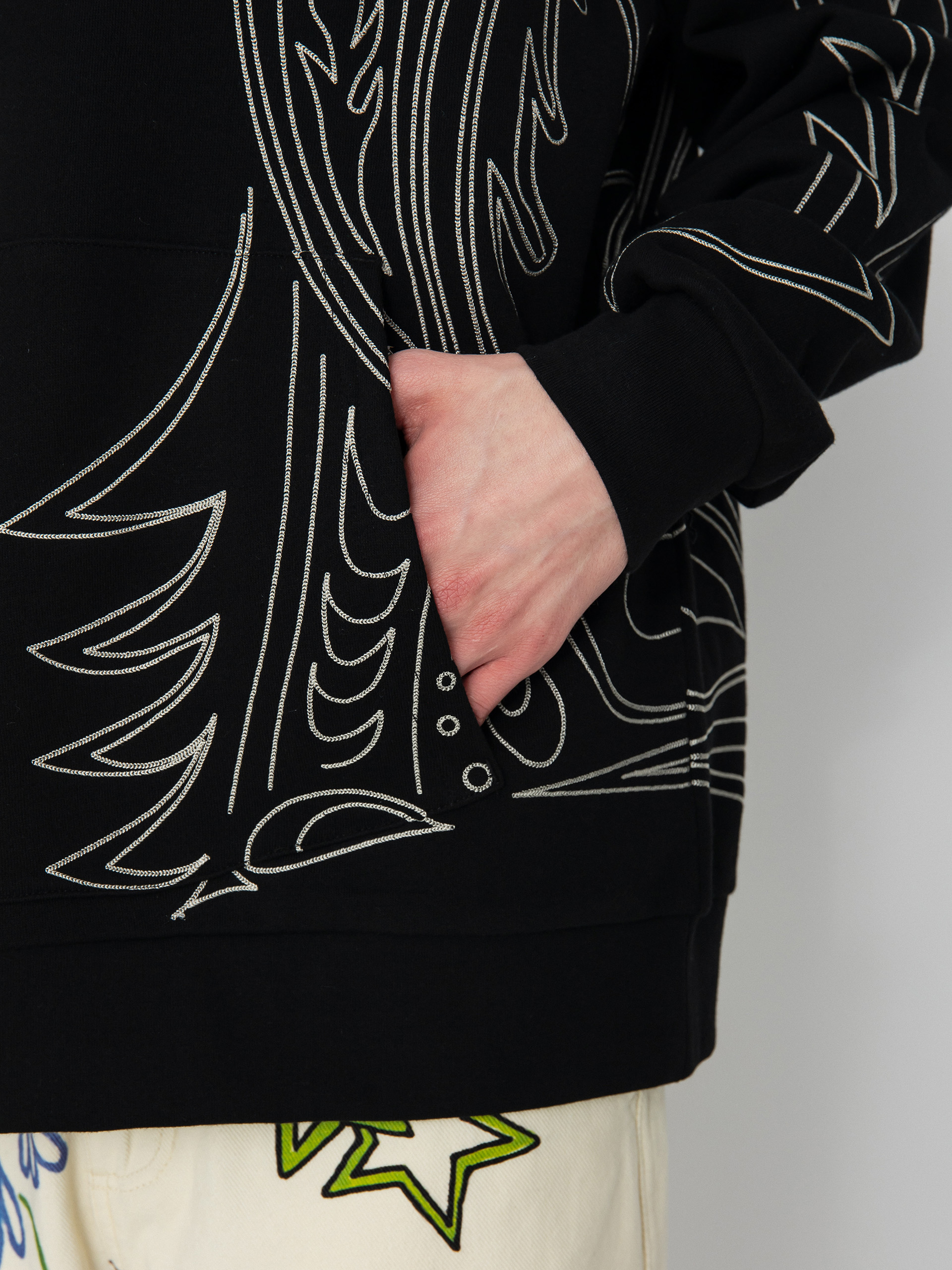 Mikina s kapucňou RipNDip Howdy HD (black)